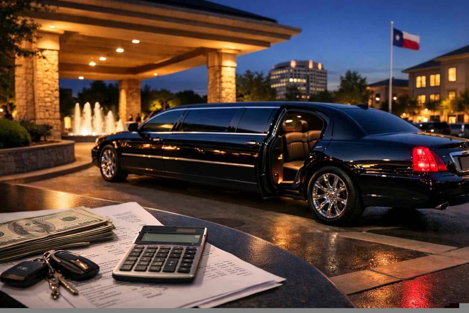Black Limo Rental Pricing in Euless TX