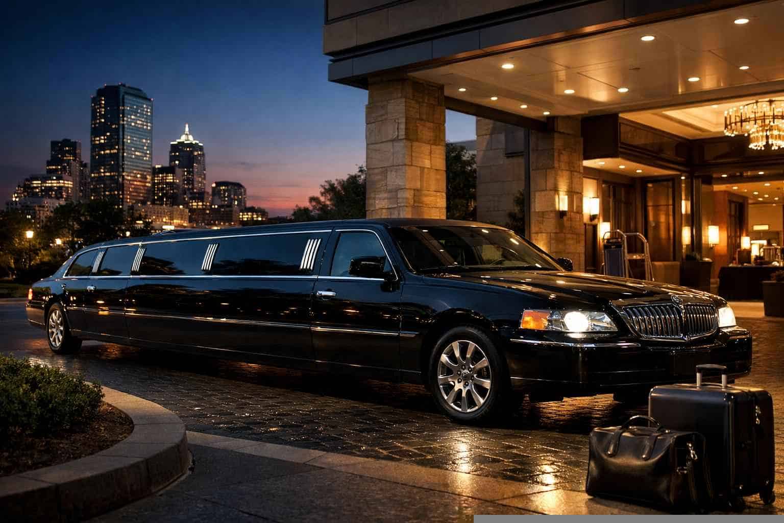 Black Limo Rental Pricing in Haltom City TX