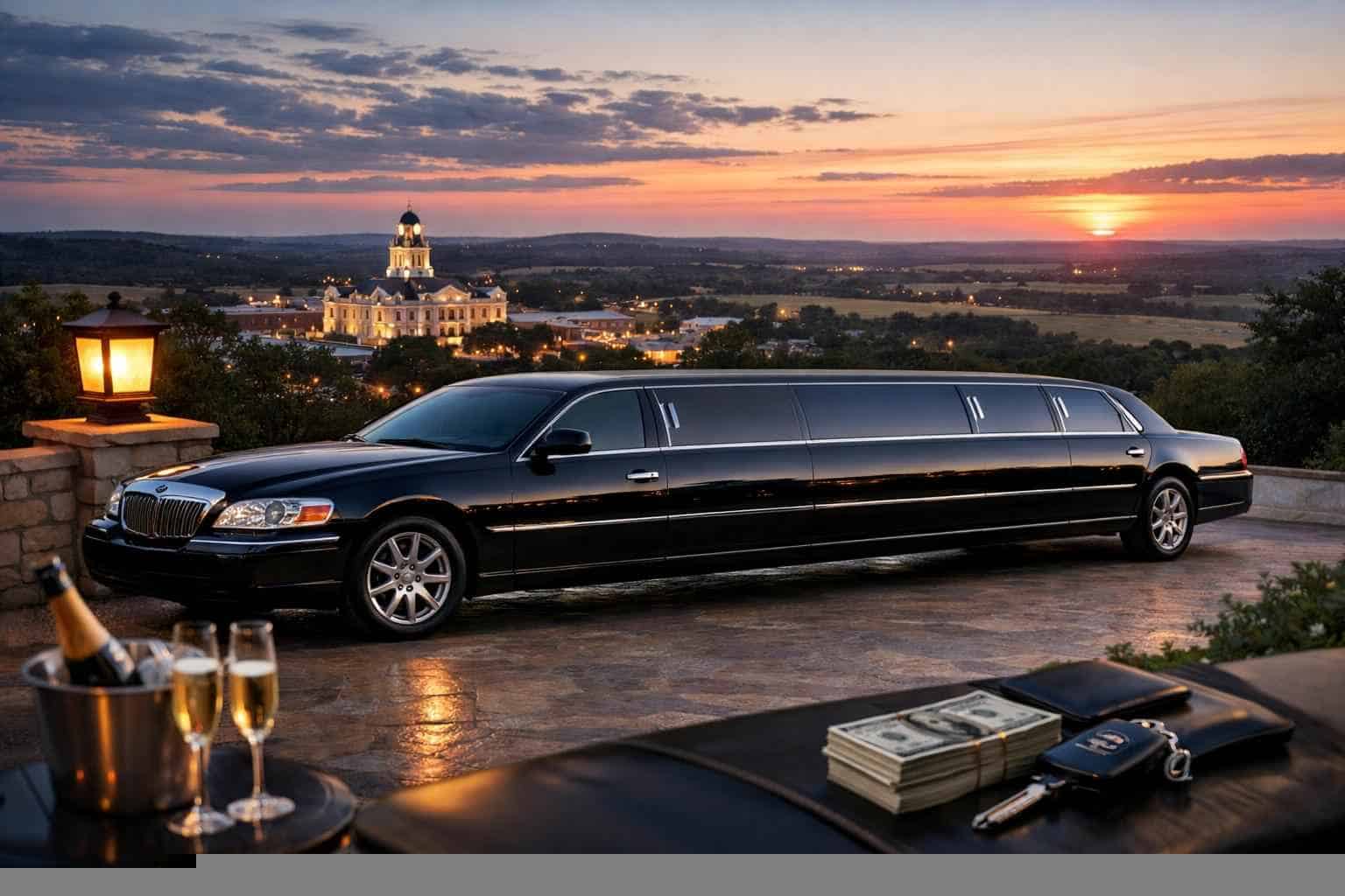 Black Limo Rental Pricing in Weatherford TX