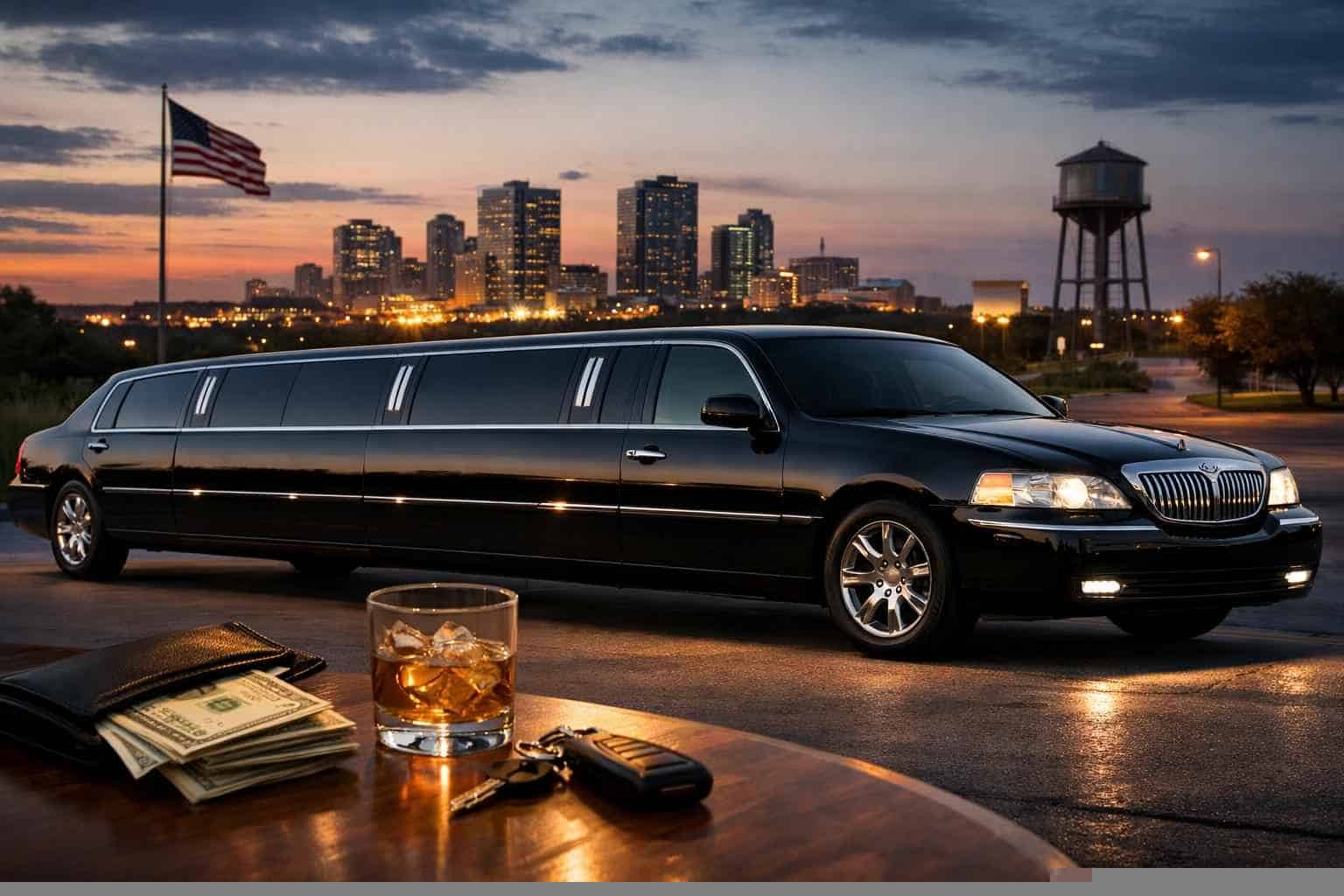 Black Limo Rental Pricing in White Settlement TX