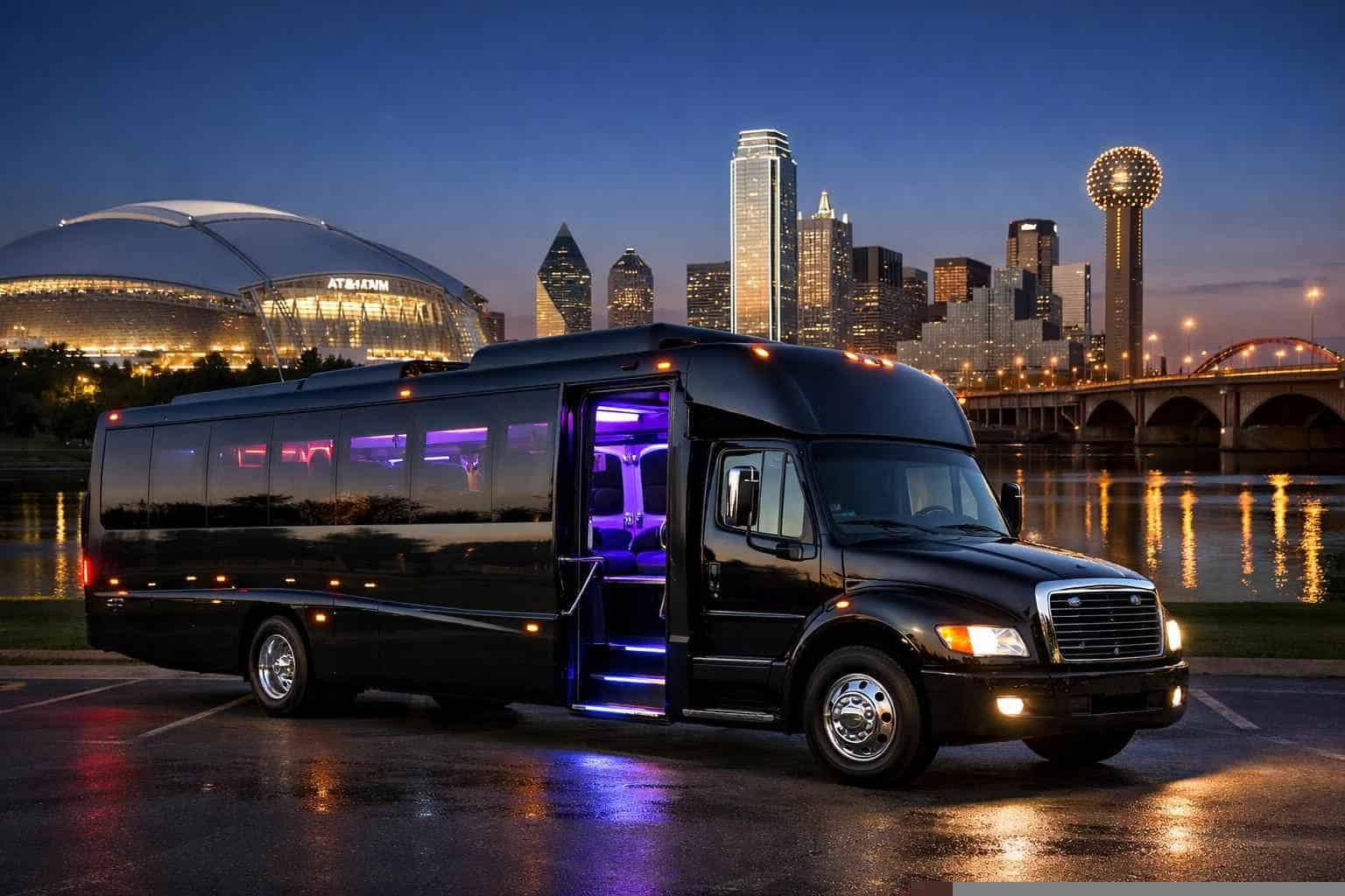 Black Party Bus Rental In Arlington Texas Black Party Bus Rental Near Me in Arlington Texas