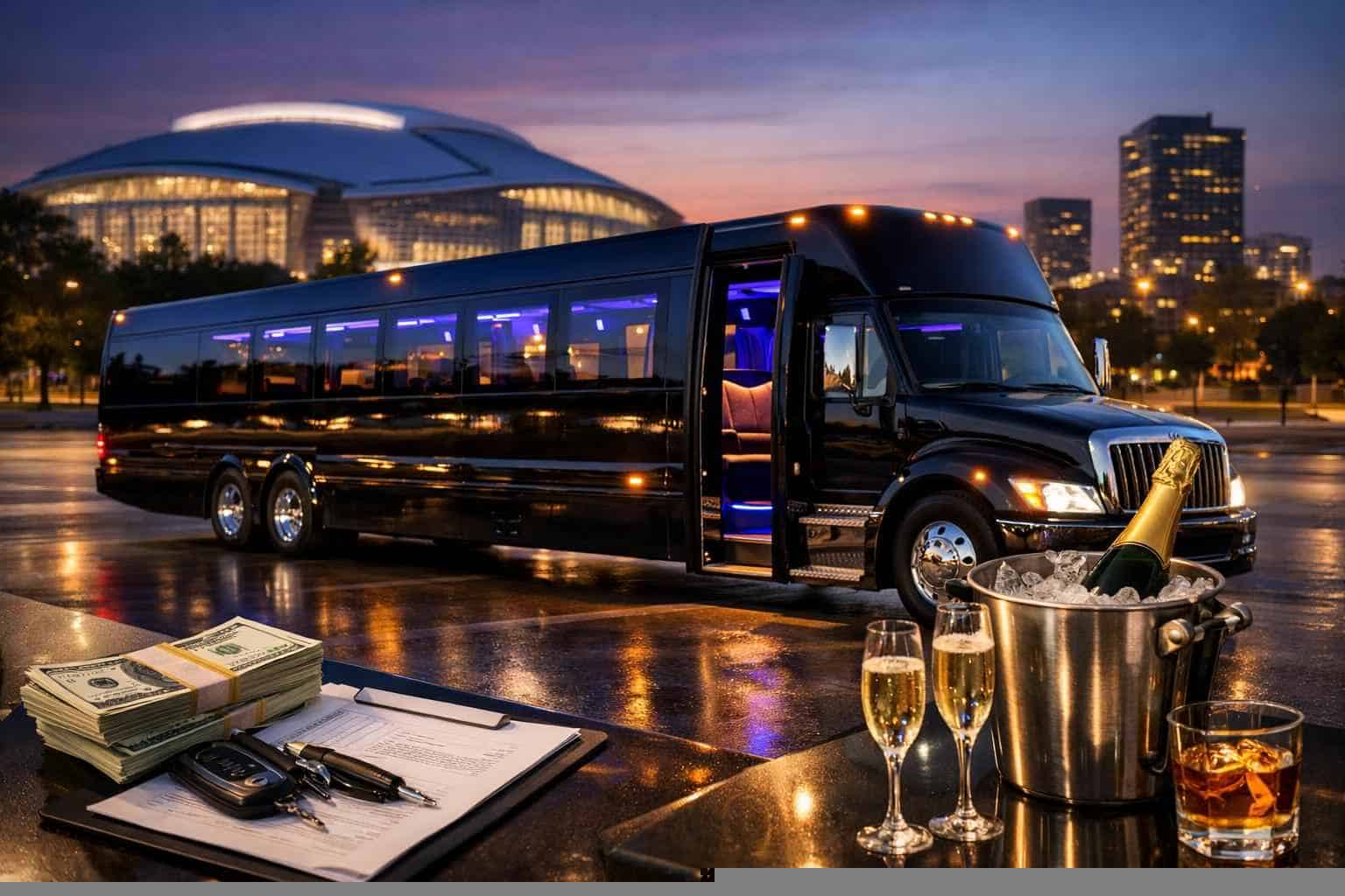 Black Party Bus Rental In Arlington Texas Black Party Bus Rental Pricing in Arlington TX