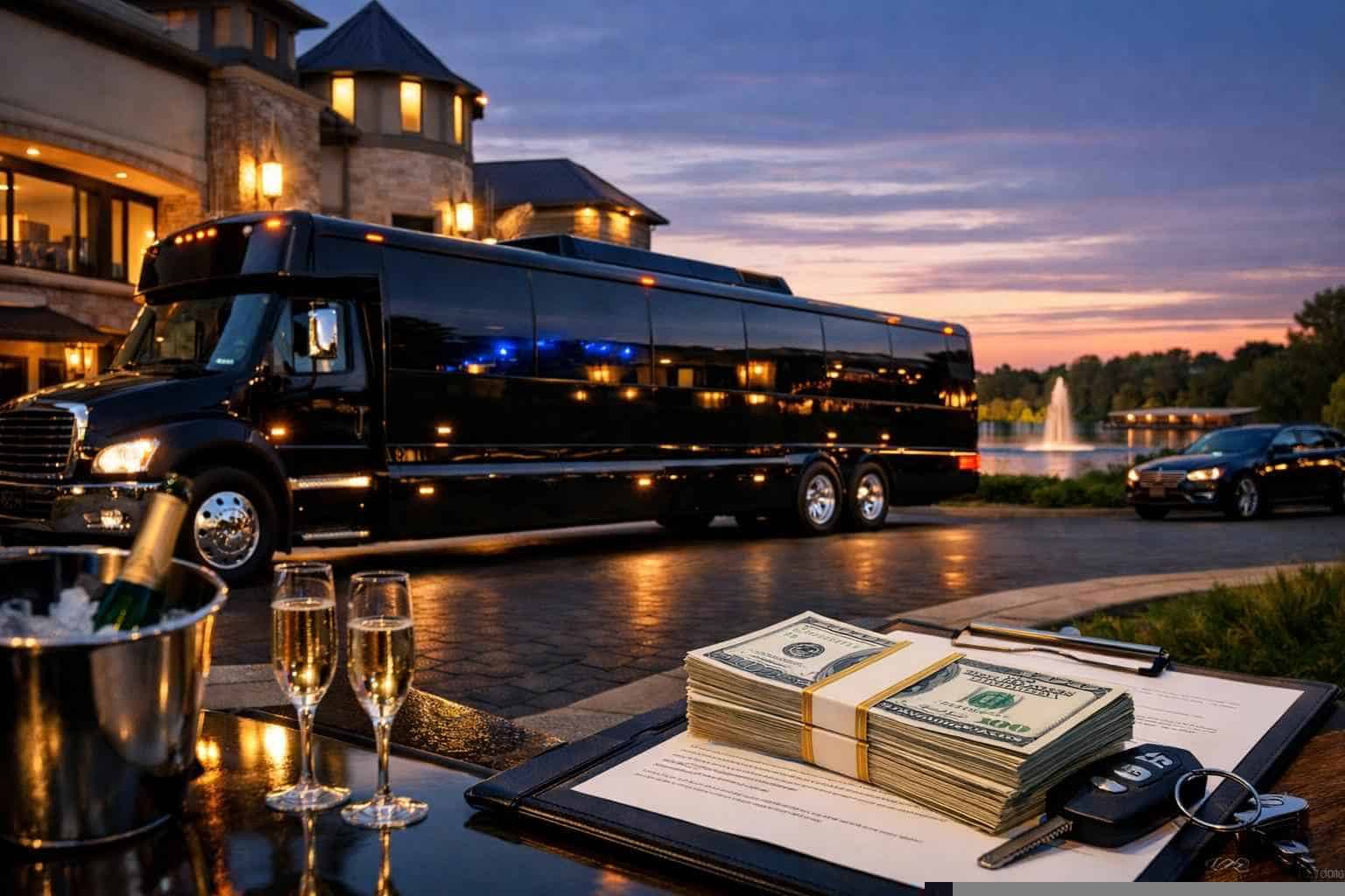 Black Party Bus Rental Pricing in Southlake TX