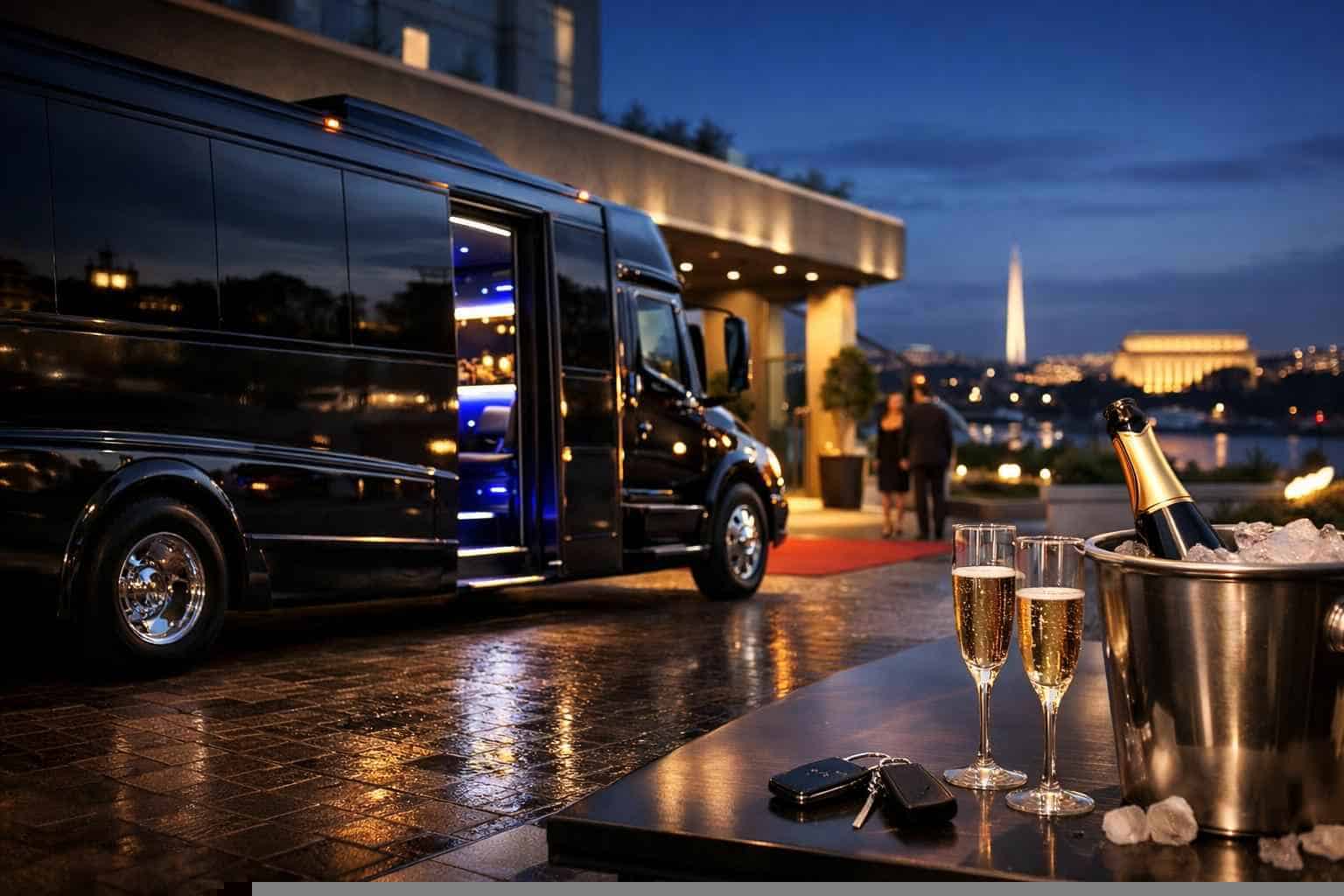Black Party Bus Rental In Arlington Texas Book Your Arlington Black Party Bus Rental Today