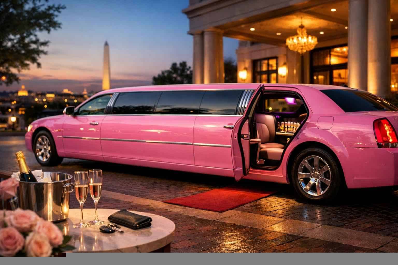 Pink Limo Rental In Arlington Texas Book Your Arlington Pink Limo Rental Today