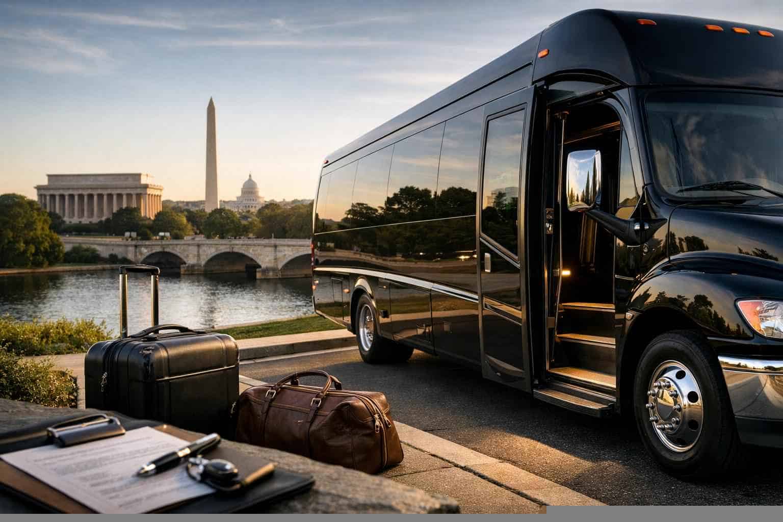 Book Your Arlington Shuttle Bus Rental Today