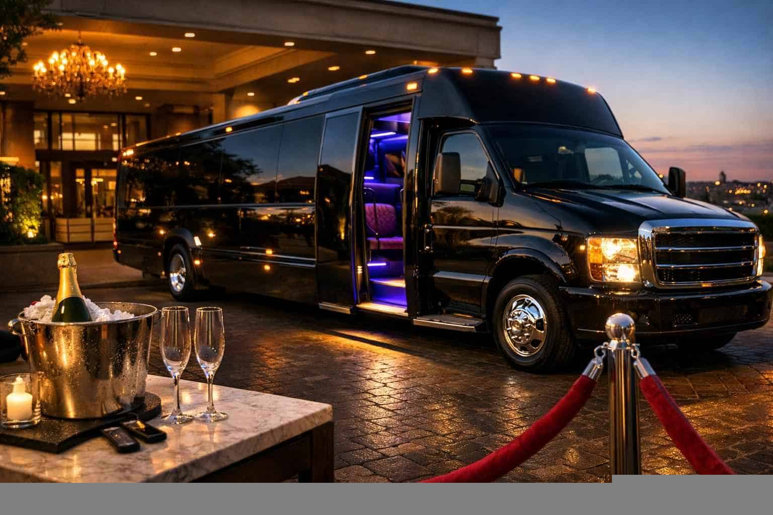 Book Your Bedford Black Party Bus Rental Today
