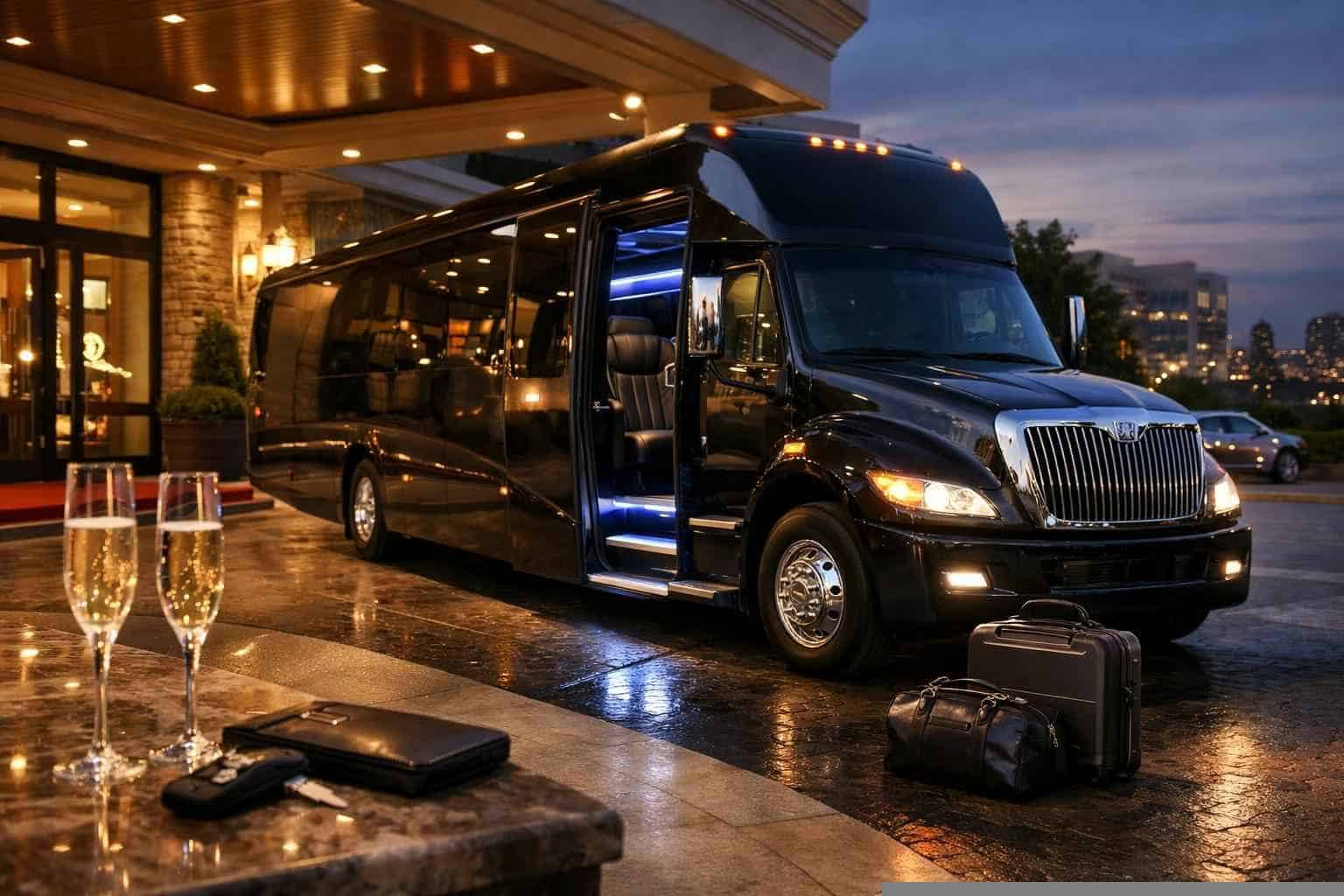 Limo Bus Rental In Bedford Texas Bedford TX Limo Bus Rentals for Special Events
