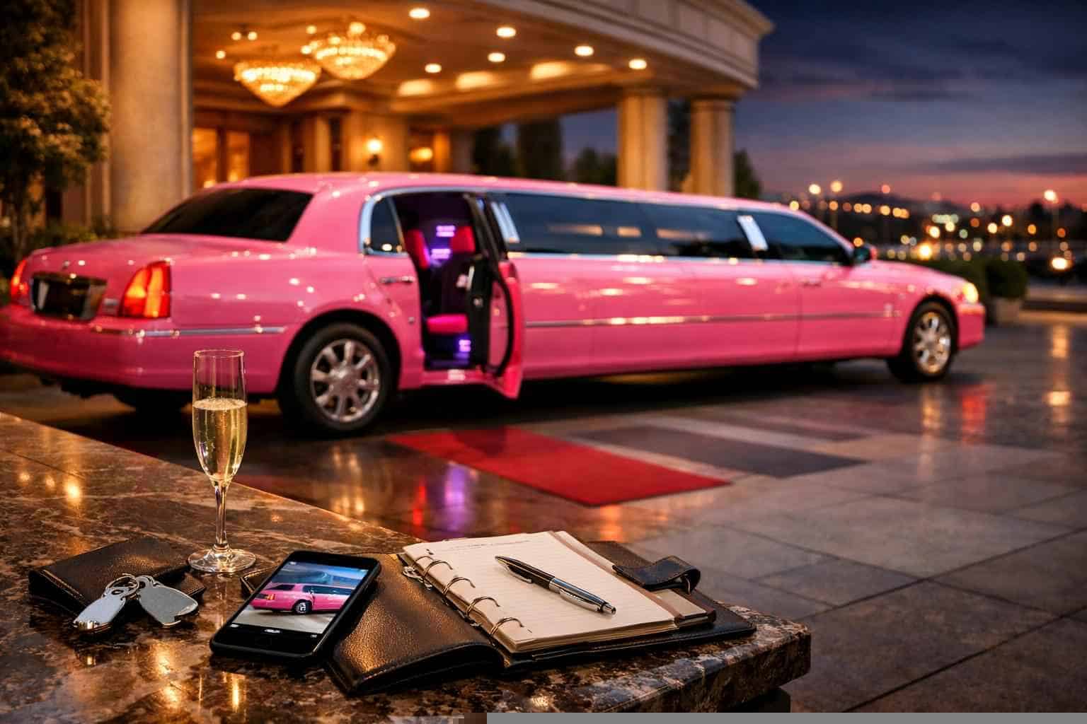 Book Your Bedford Pink Limo Rental Today