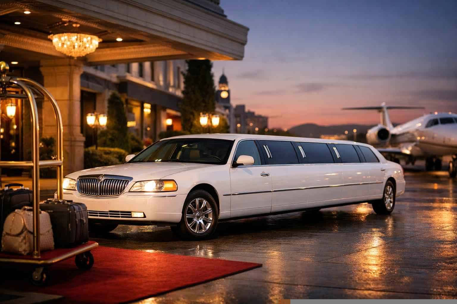 Book Your Bedford White Limo Rental Today