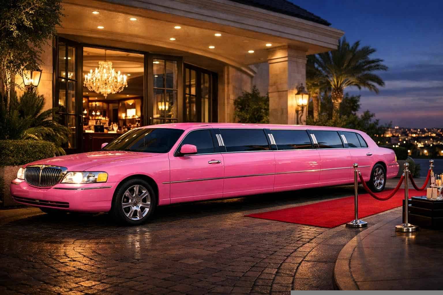 Book Your Burleson Pink Limo Rental Today