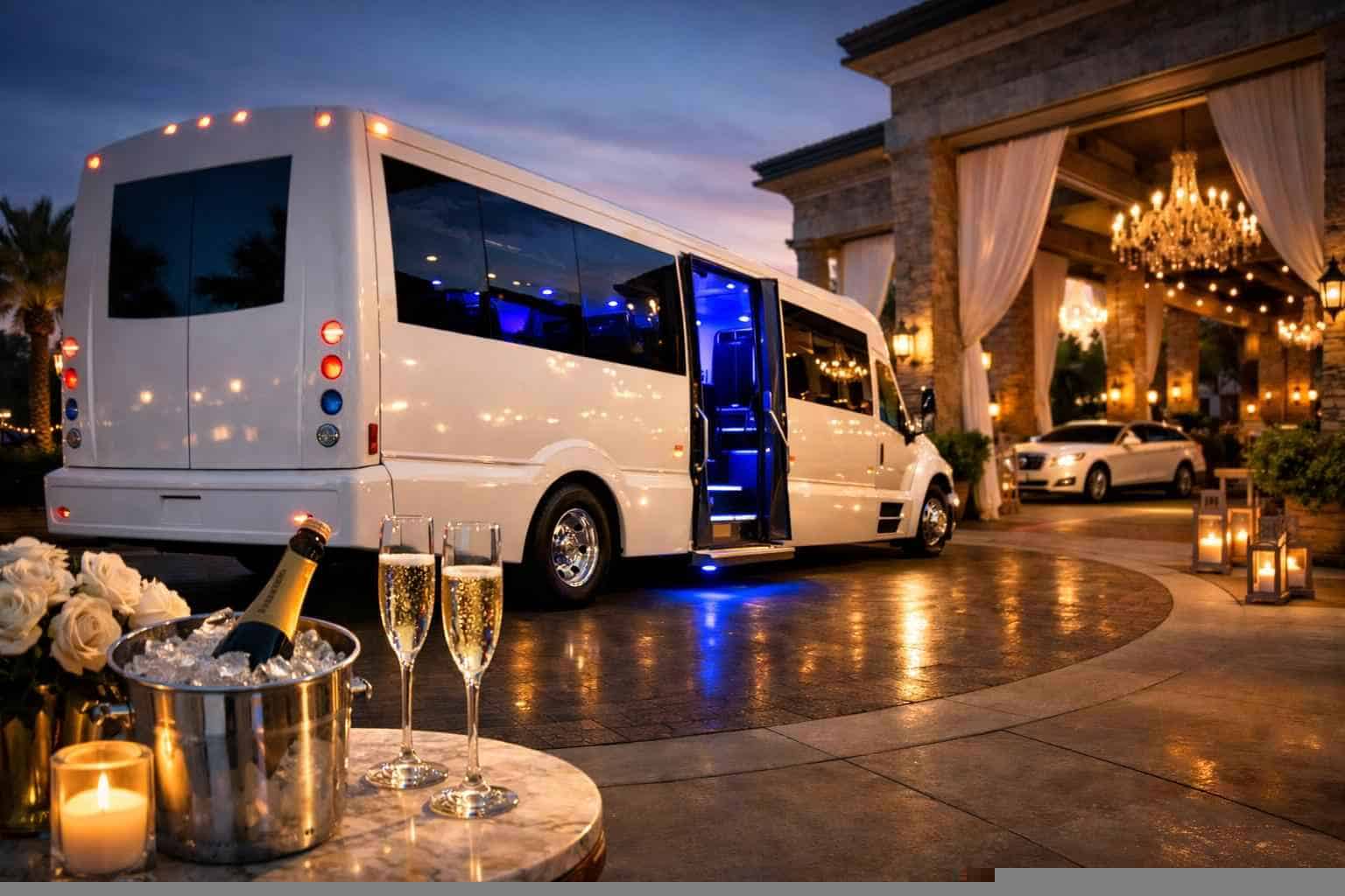 Book Your Burleson White Party Bus Rental Today