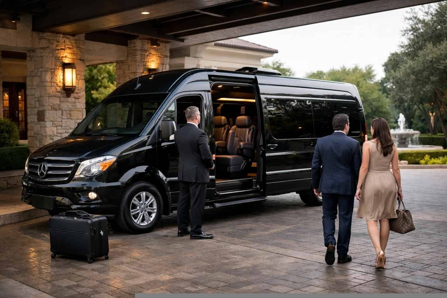 Passenger Van With Driver In Colleyville Texas Affordable Van Service in Colleyville TX