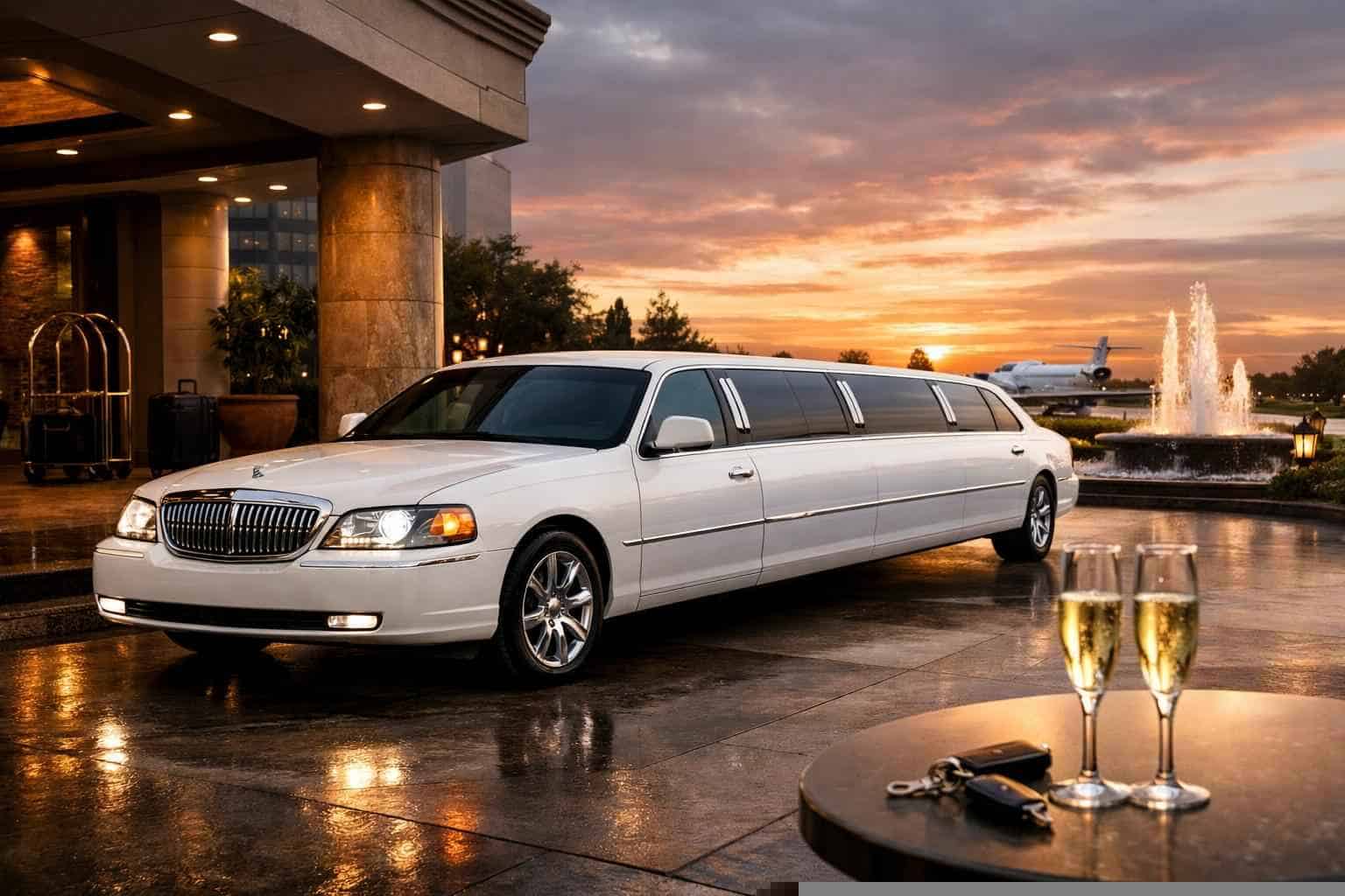 Book Your Colleyville White Limo Rental Today