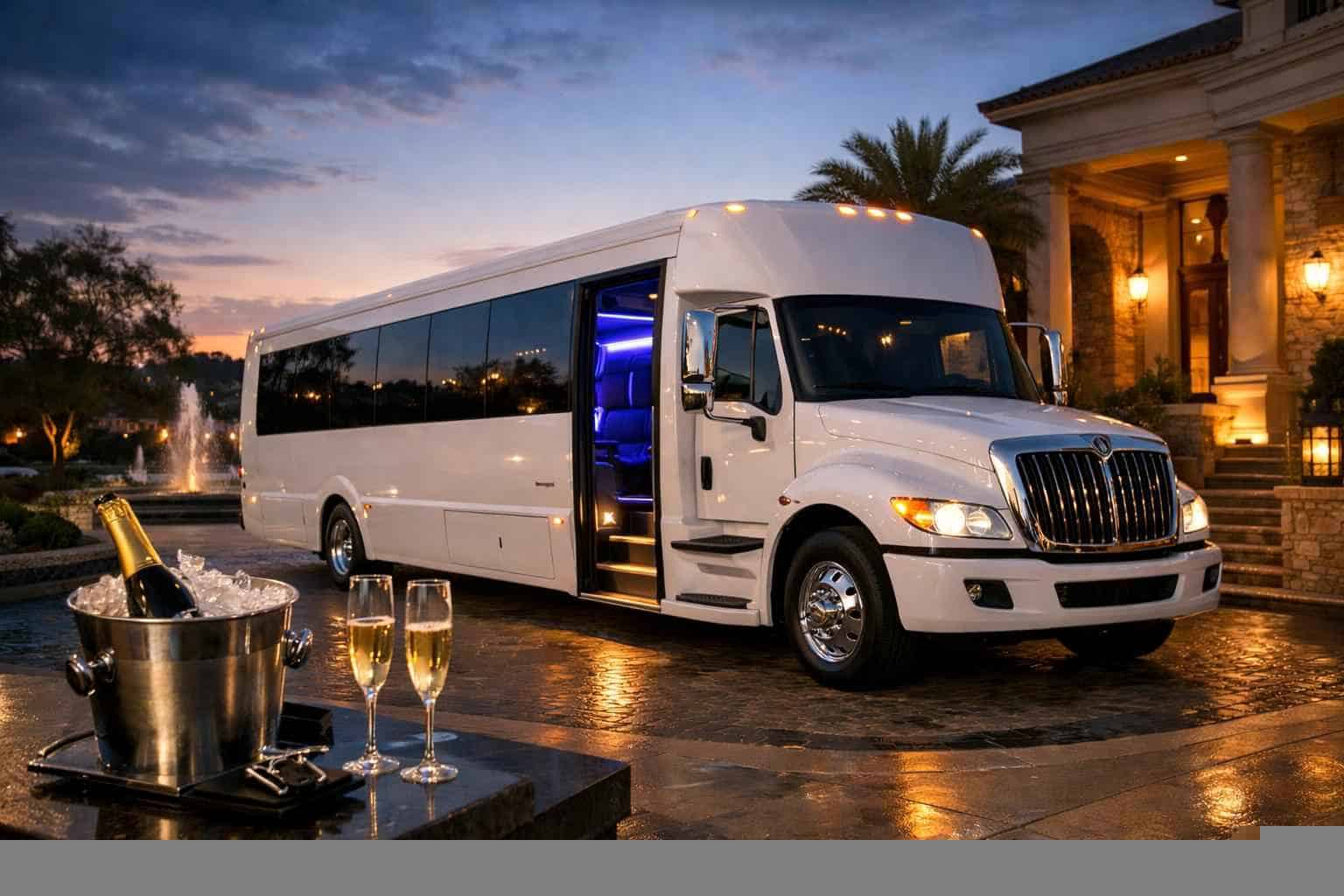 Book Your Colleyville White Party Bus Rental Today