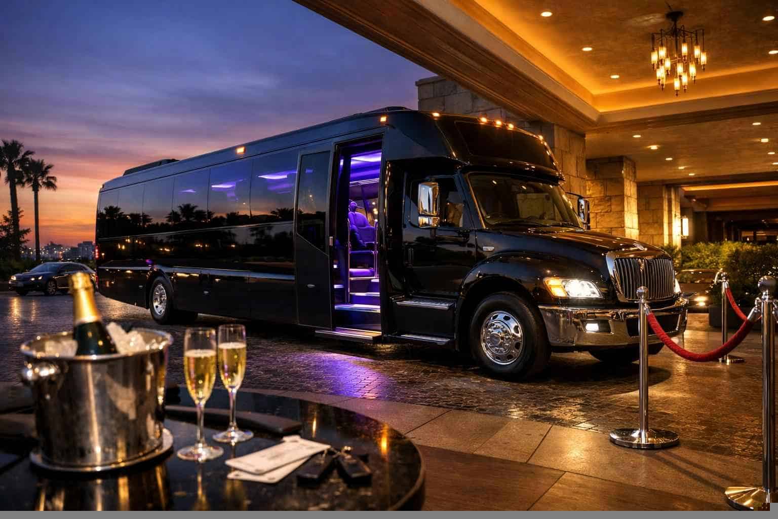 Book Your Crowley Black Party Bus Rental Today