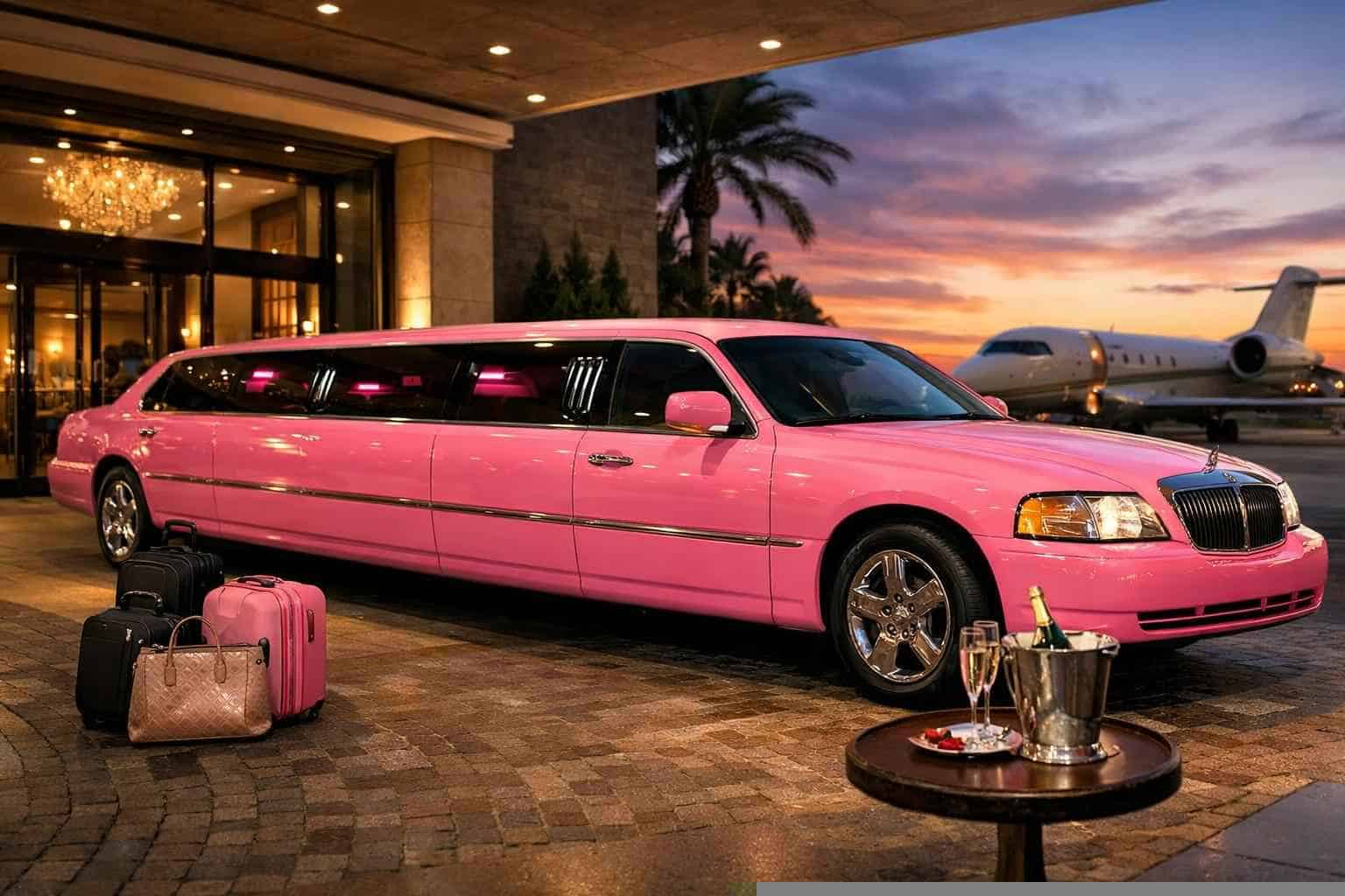Book Your Crowley Pink Limo Rental Today
