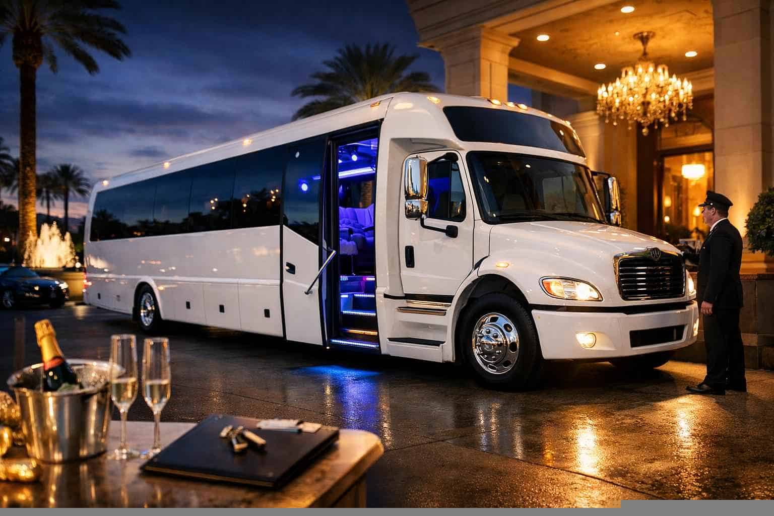 Book Your Crowley White Party Bus Rental Today