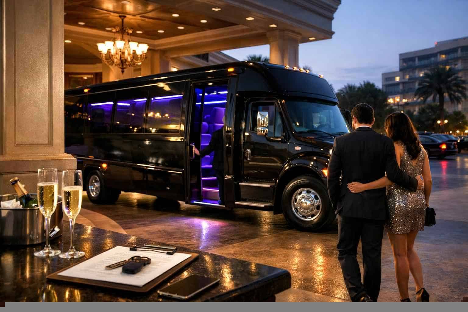 Book Your Euless Black Party Bus Rental Today