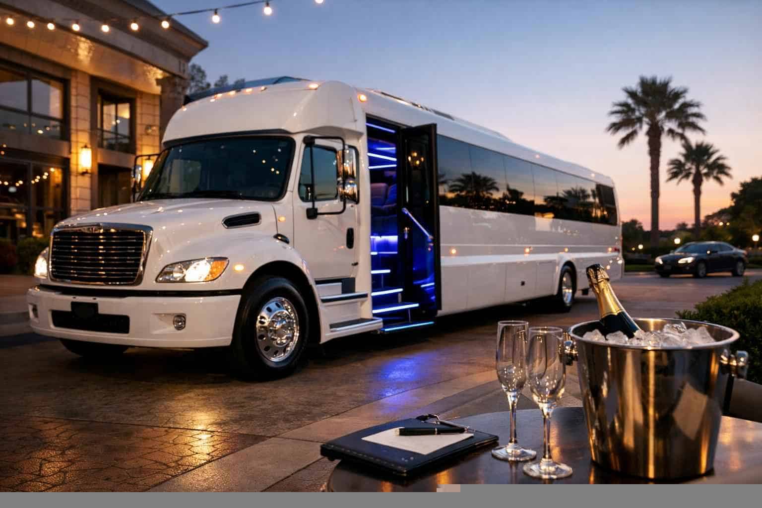 Book Your Euless White Party Bus Rental Today