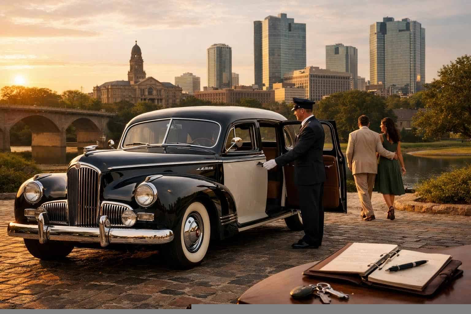 Book Your Fort Worth Antique Vehicle Rental with Driver Today