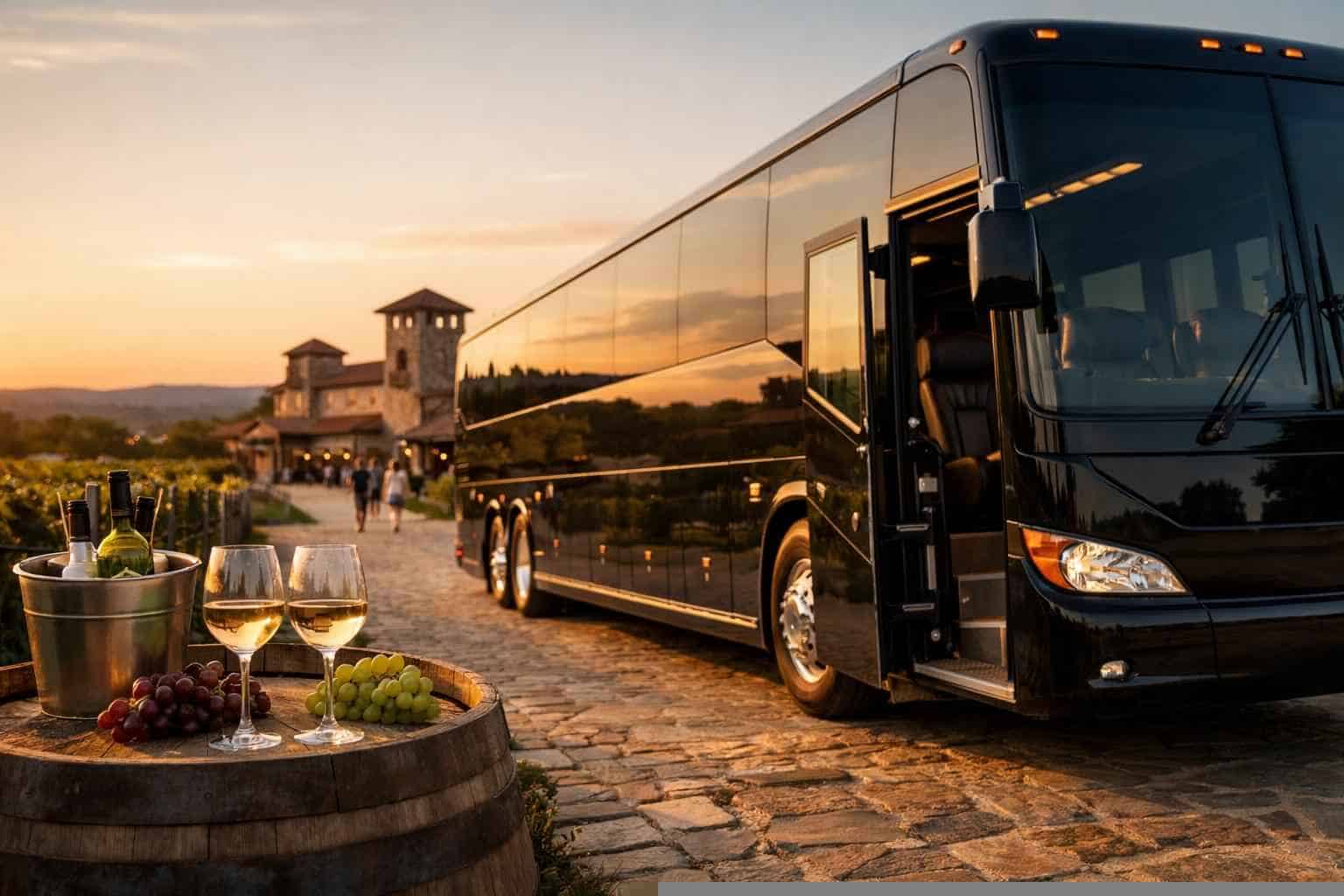 Book Your Grapevine Bus Rental Today