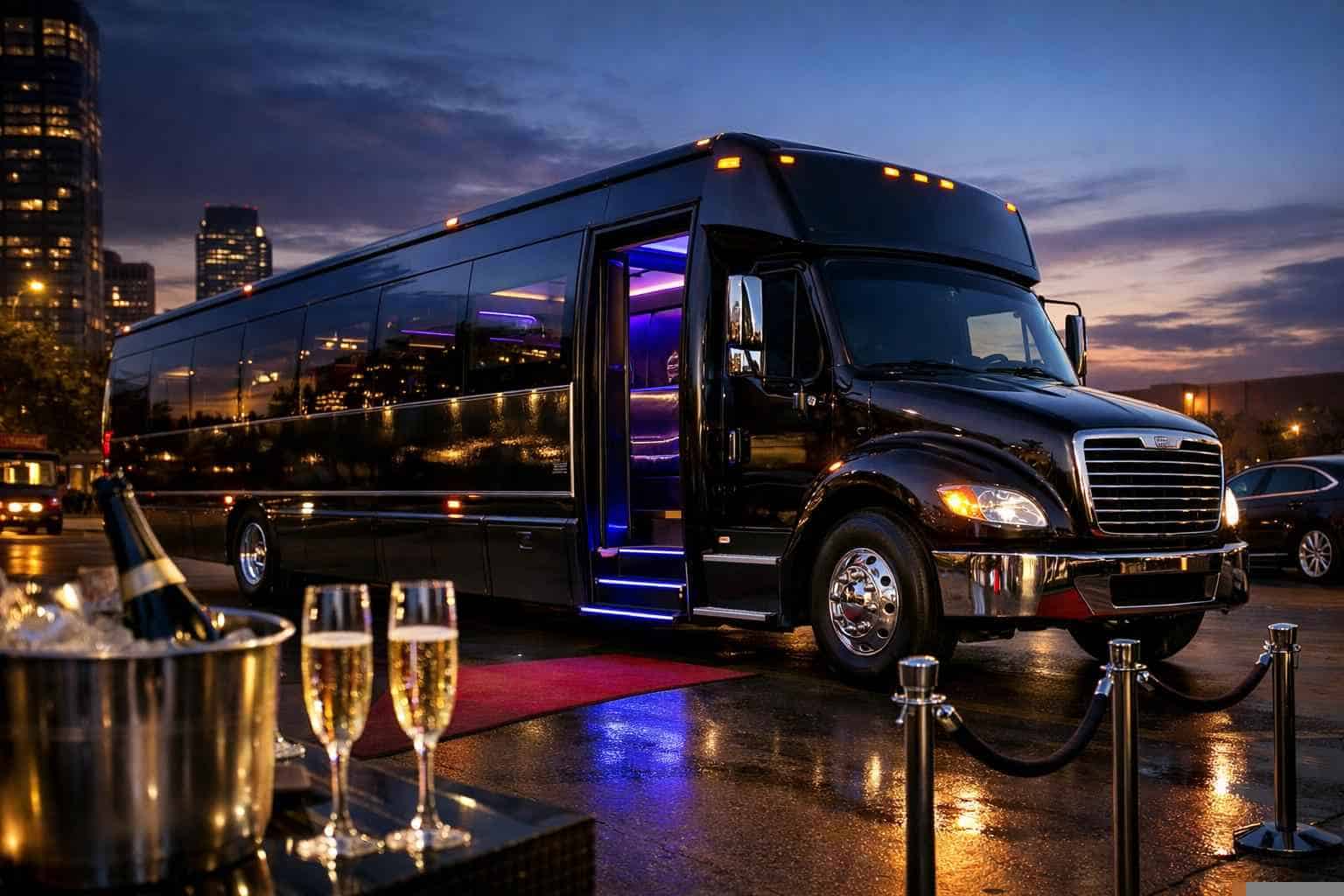 Book Your Haltom City Black Party Bus Rental Today