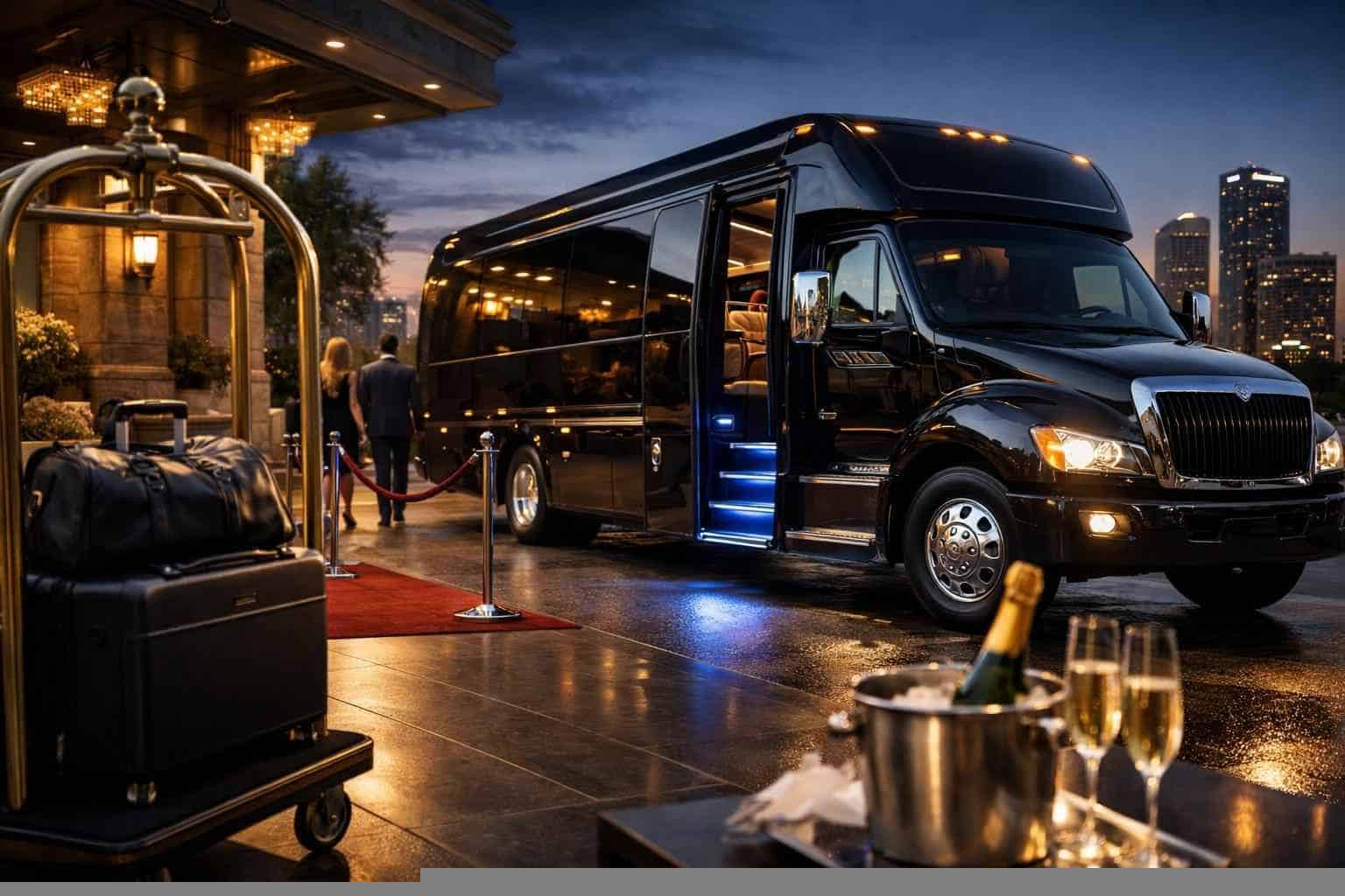 Book Your Haltom City Limo Bus Rental Today