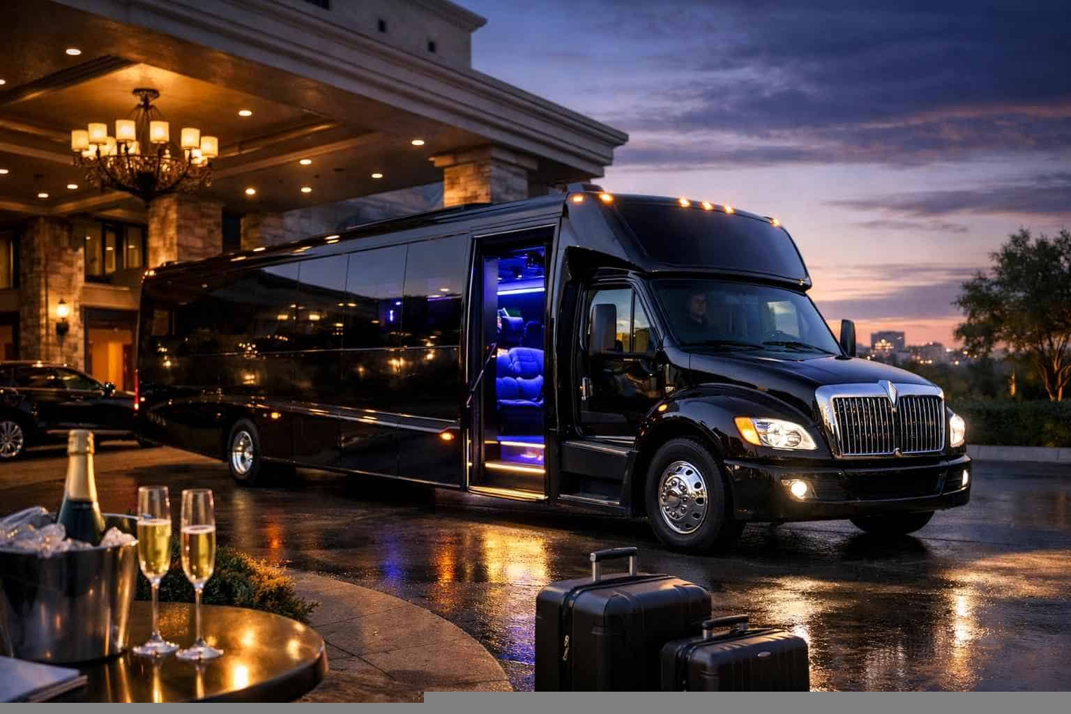 Book Your Hurst Black Party Bus Rental Today