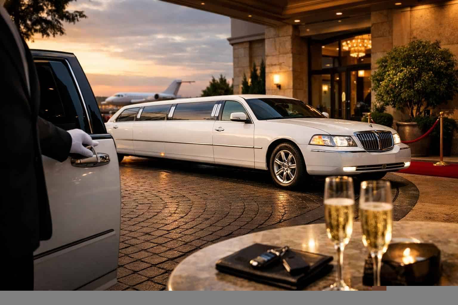 Book Your Hurst White Limo Rental Today