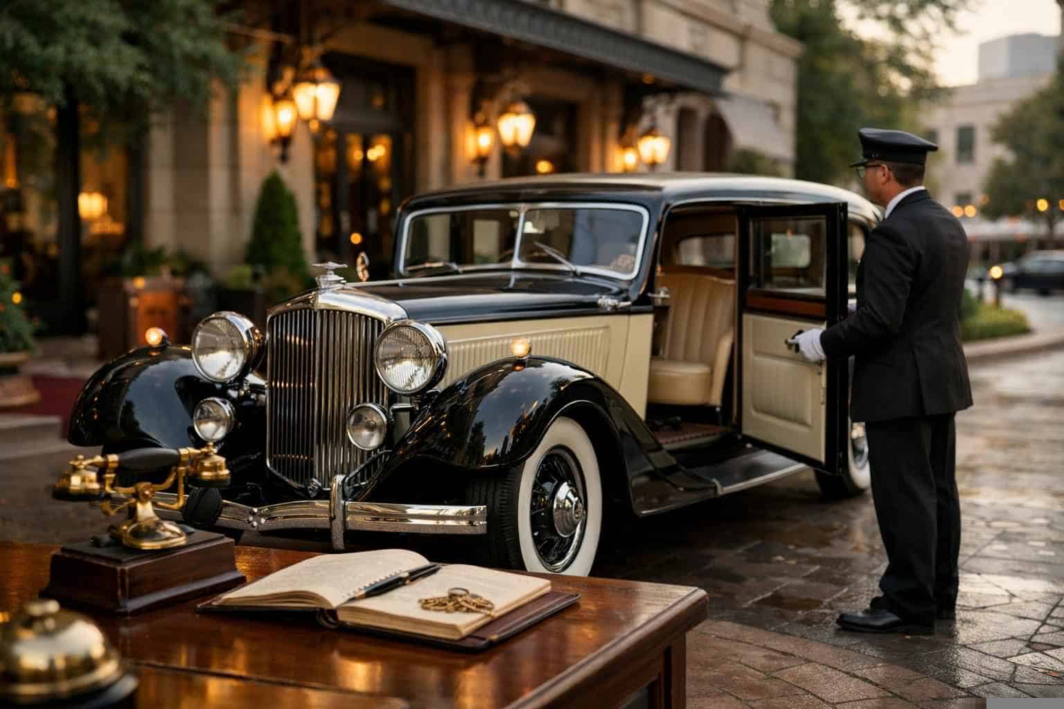 Book Your Keller Antique Vehicle Rental with Driver Today