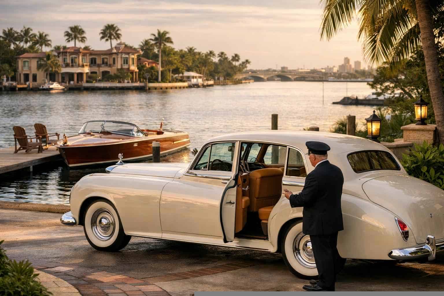 Book Your Lake Worth Antique Vehicle Rental with Driver Today