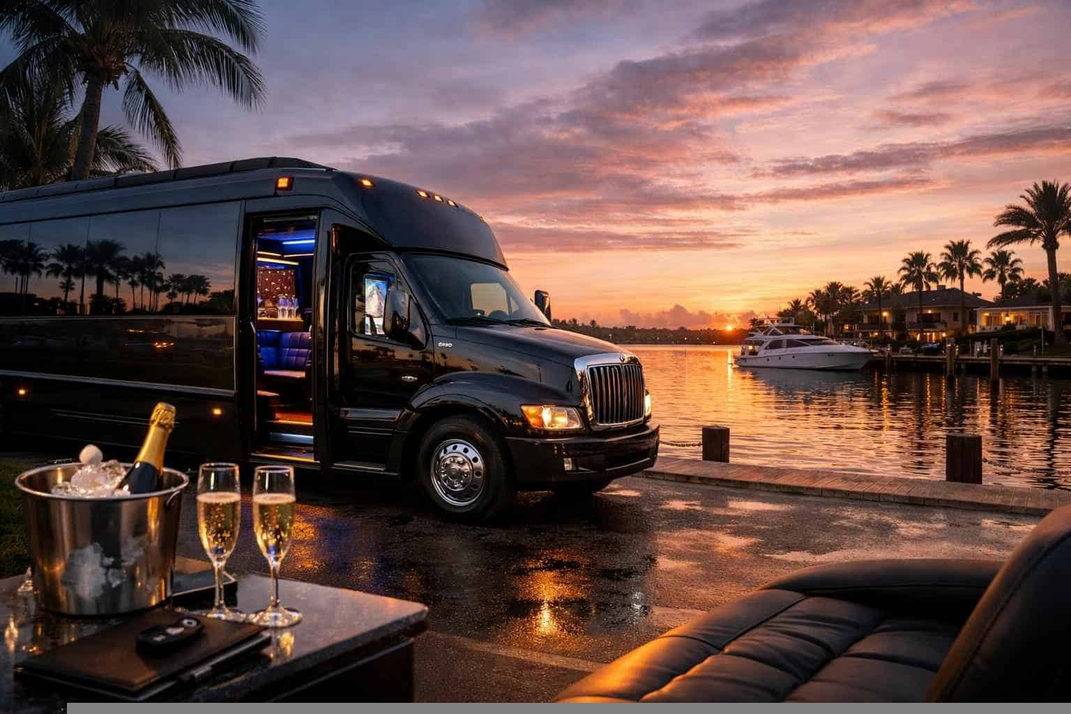 Book Your Lake Worth Limo Bus Rental Today