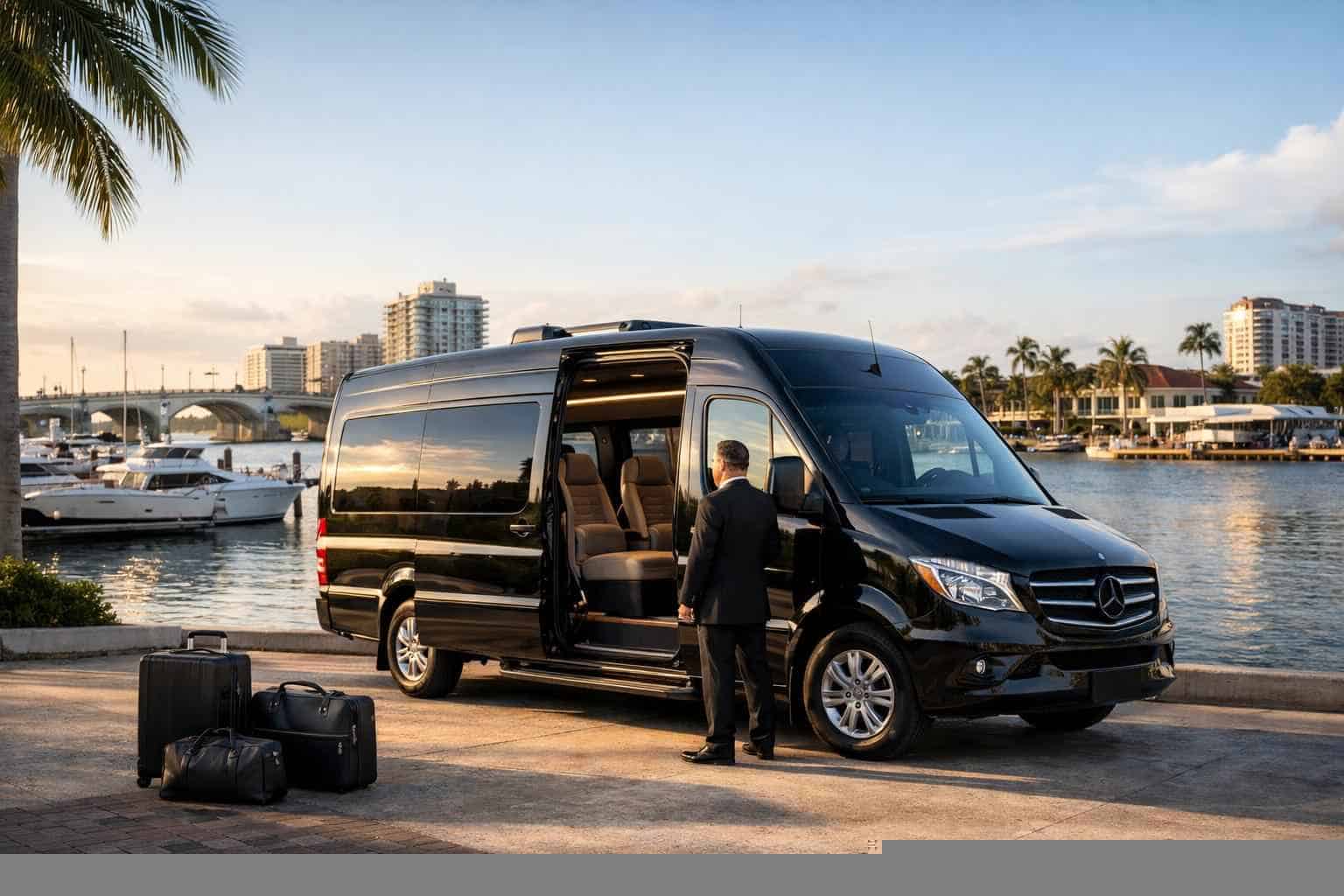 Book Your Lake Worth Passenger Van with Driver Today