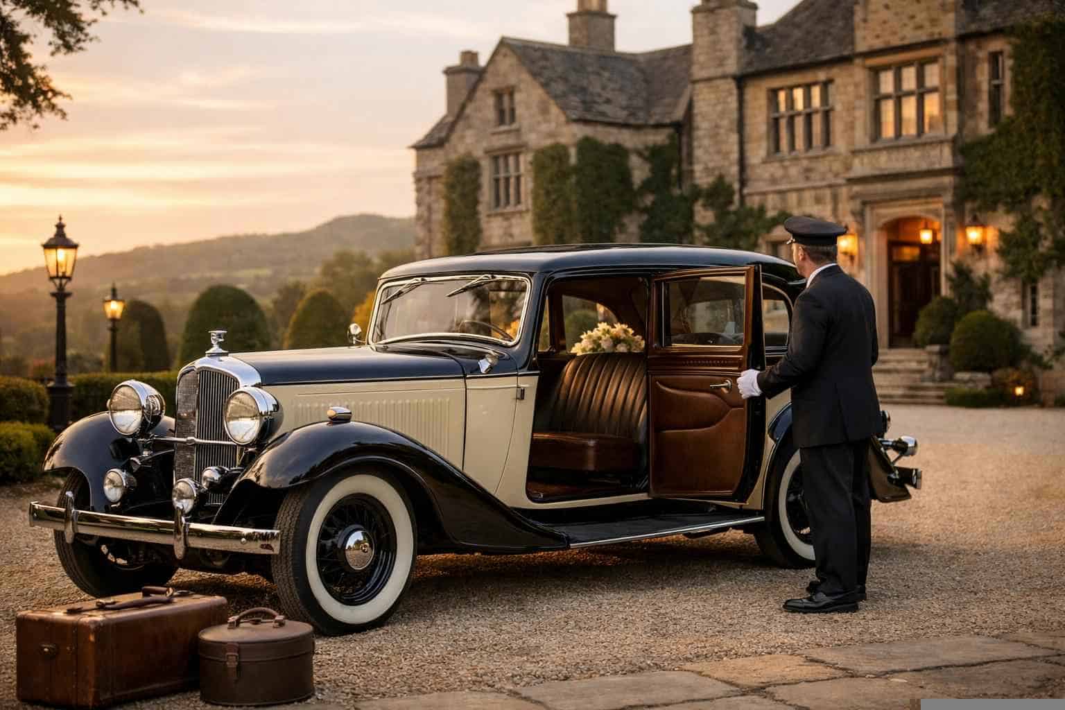 Book Your Mansfield Antique Vehicle Rental with Driver Today