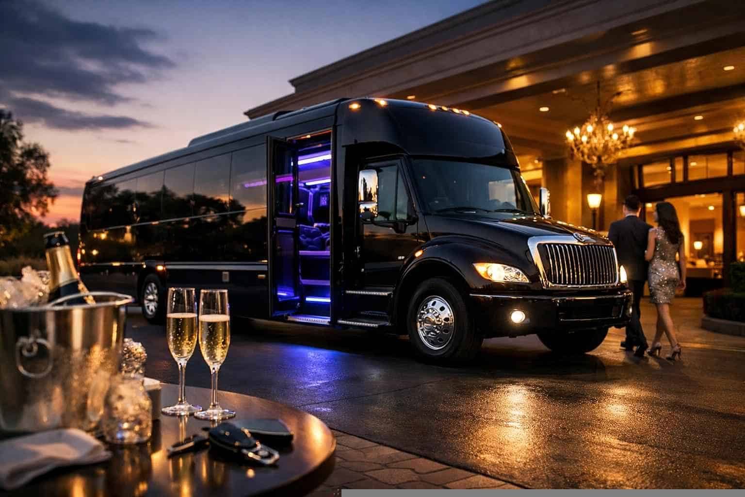 Book Your Mansfield Black Party Bus Rental Today