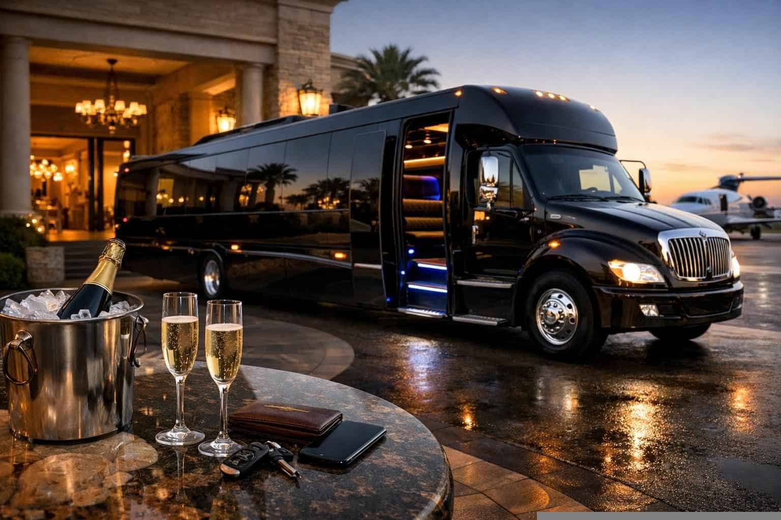 Book Your Mansfield Limo Bus Rental Today