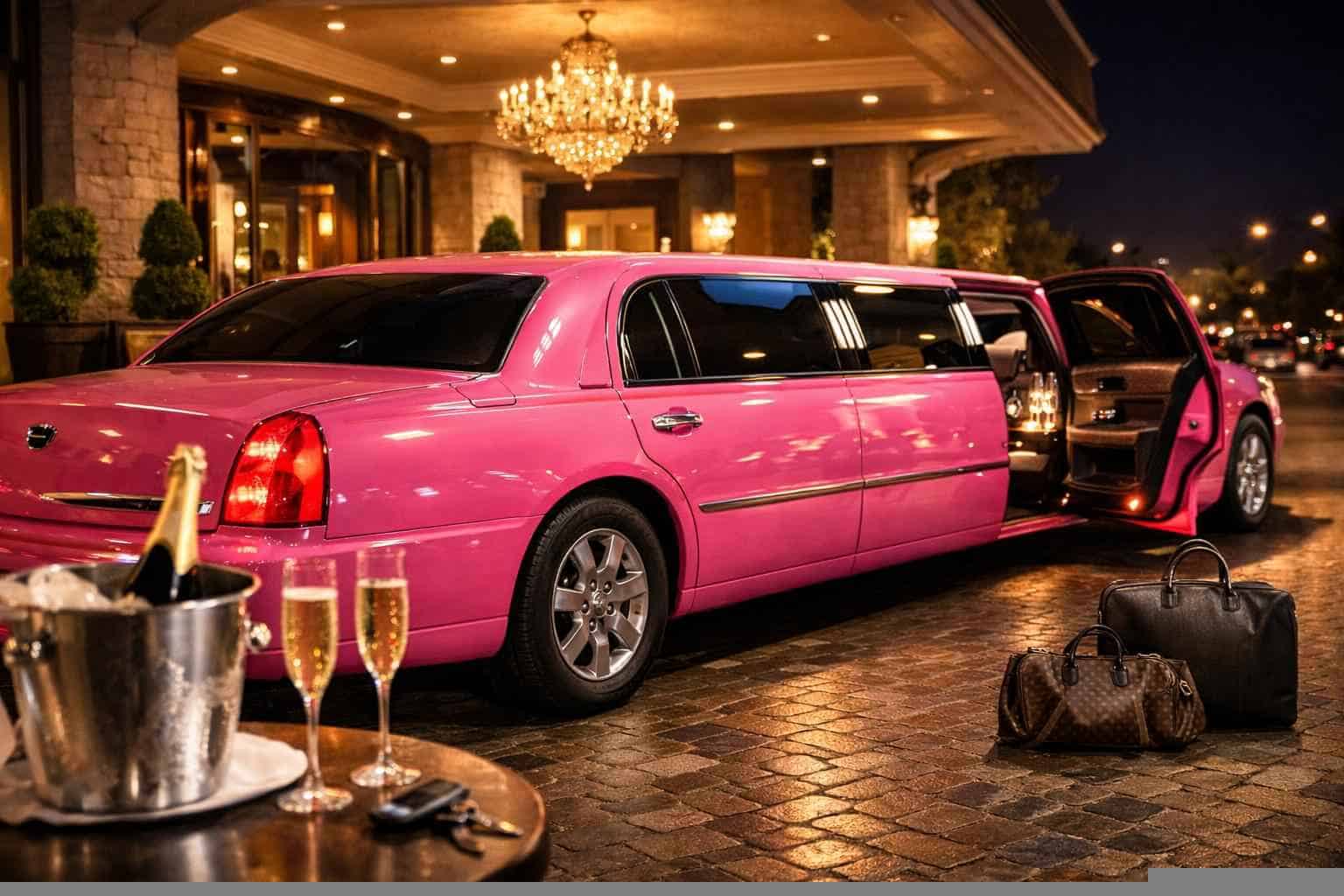 Book Your Mansfield Pink Limo Rental Today