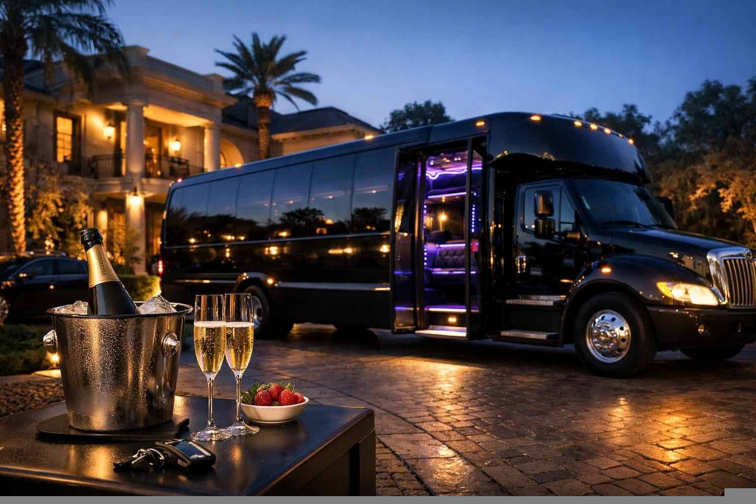 Book Your River Oaks Black Party Bus Rental Today