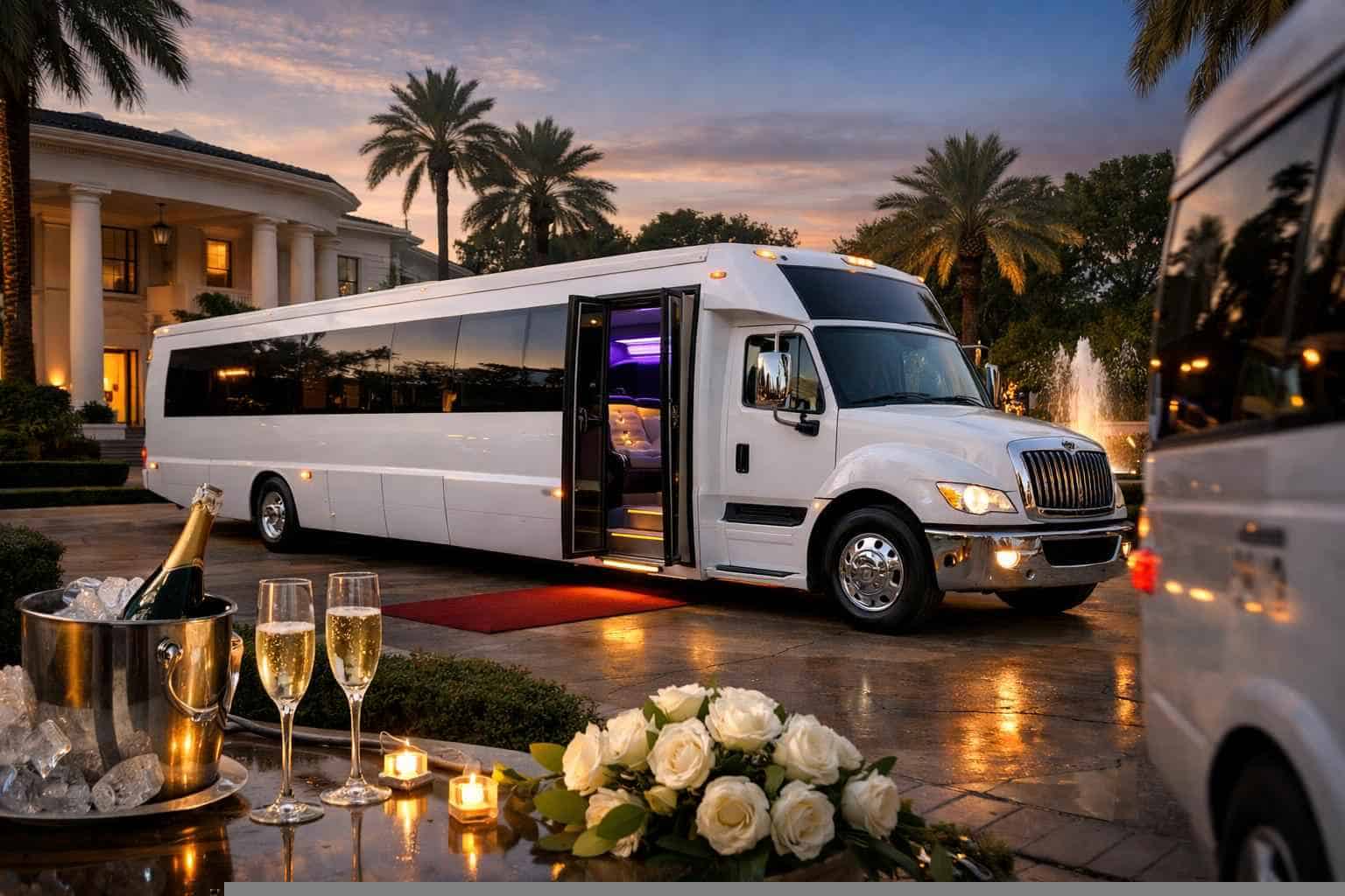 Book Your River Oaks White Party Bus Rental Today