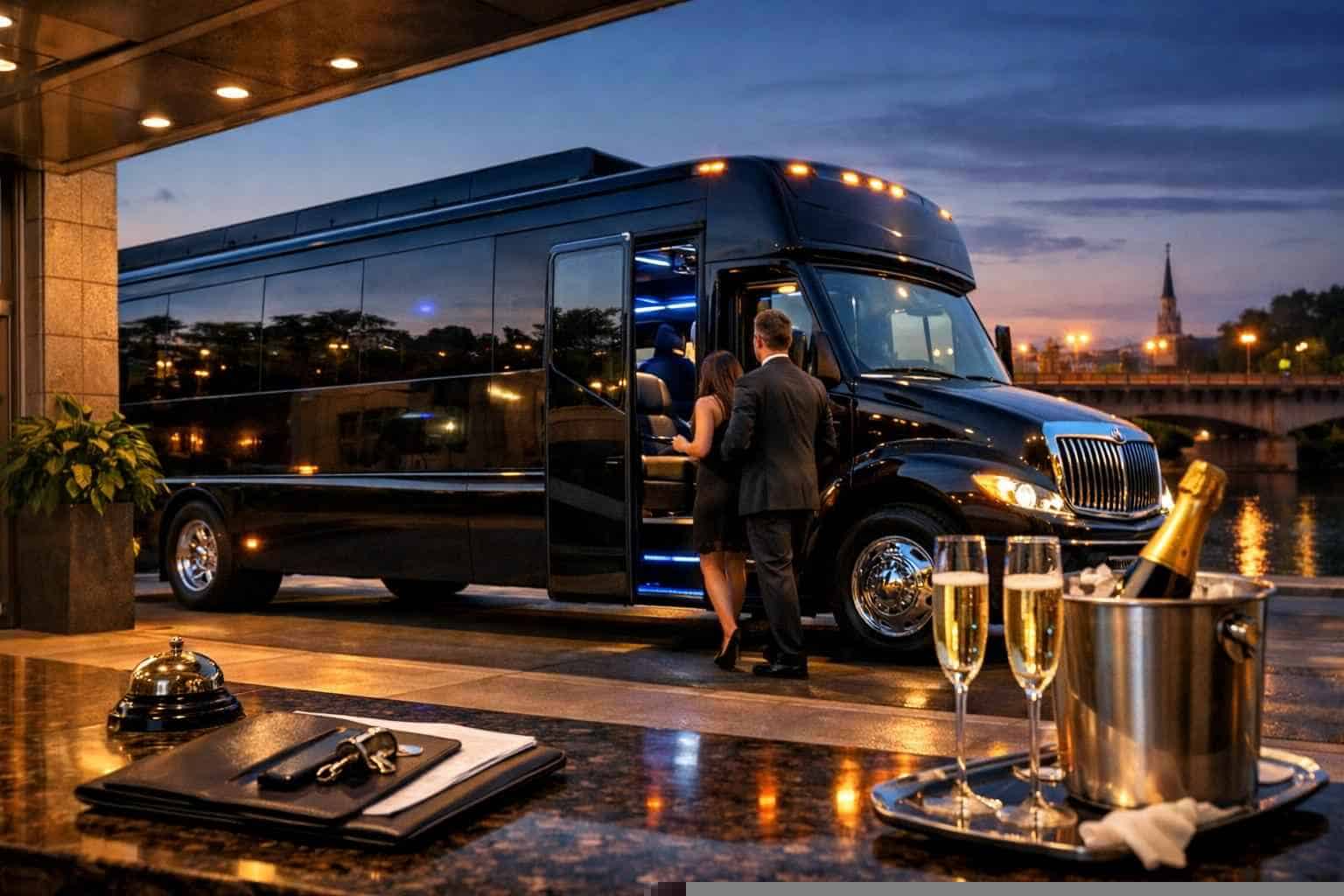 Book Your Saginaw Limo Bus Rental Today