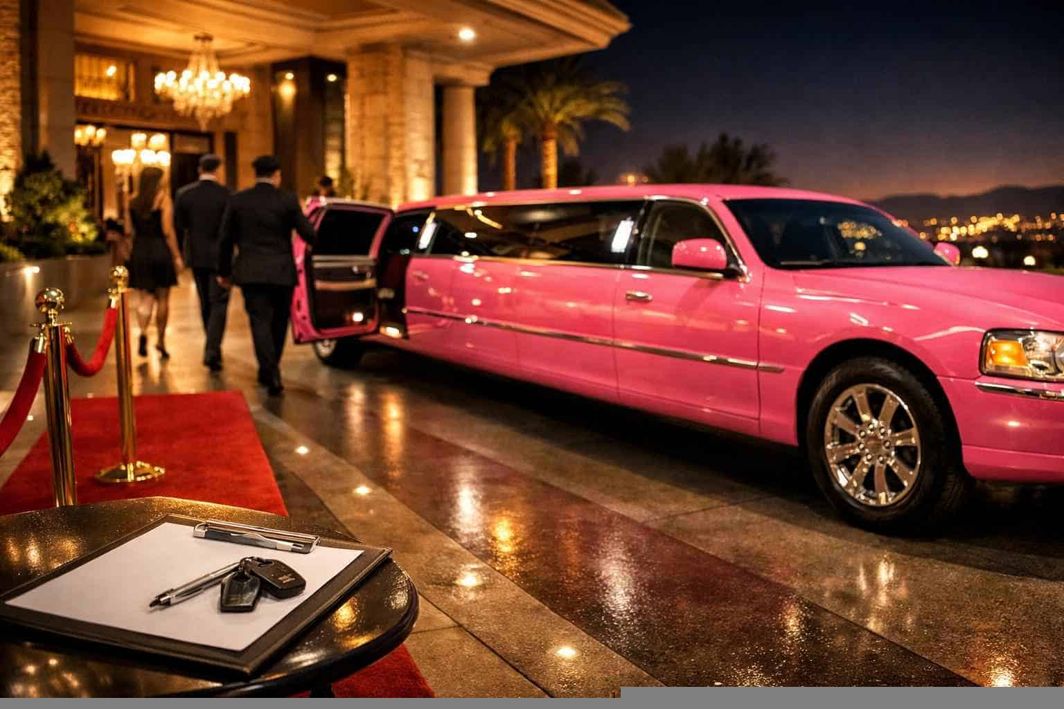 Book Your Saginaw Pink Limo Rental Today