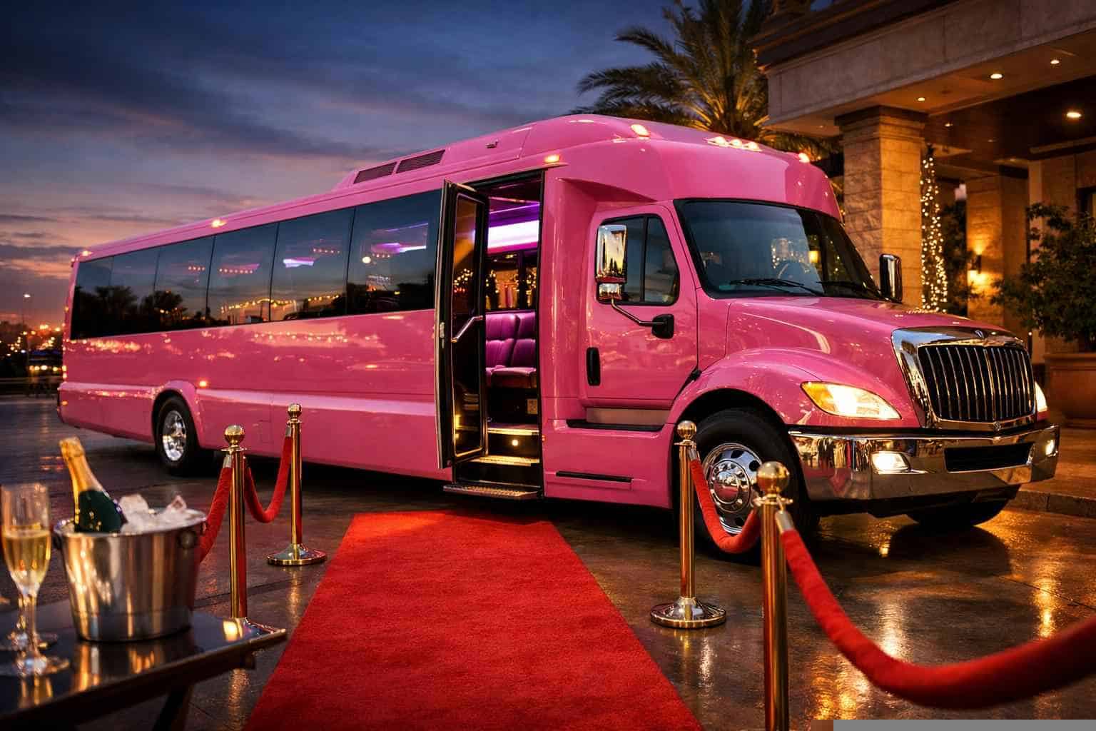 Book Your Saginaw Pink Party Bus Rental Today