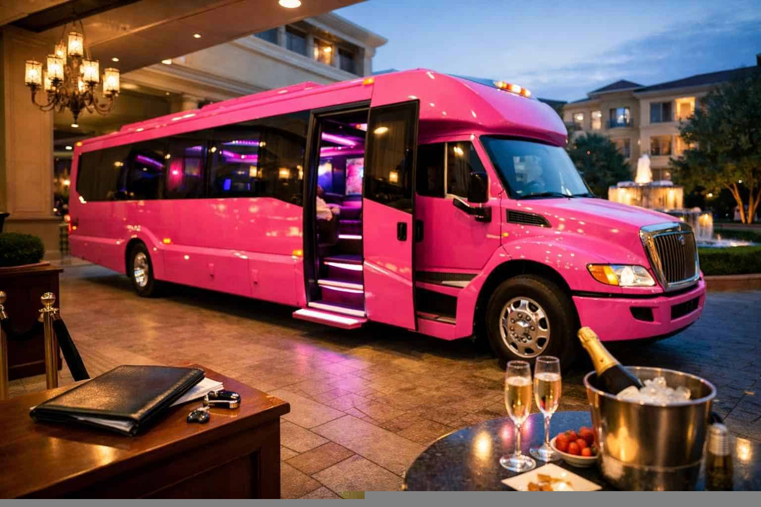 Book Your Southlake Pink Party Bus Rental Today