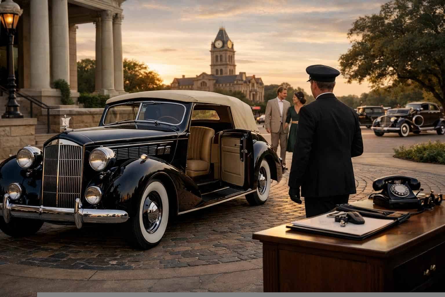 Book Your Weatherford Antique Vehicle Rental with Driver Today