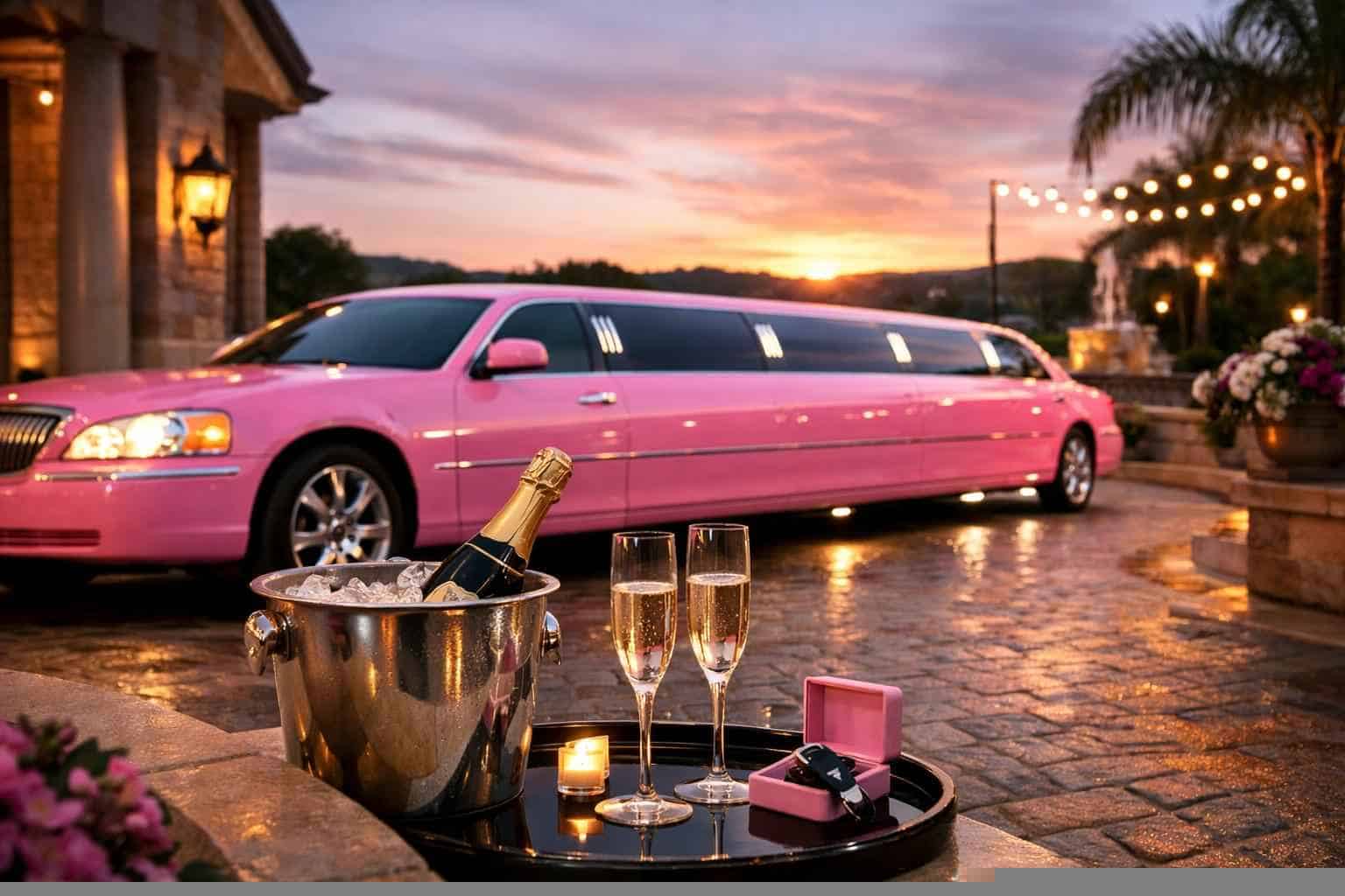 Book Your Weatherford Pink Limo Rental Today