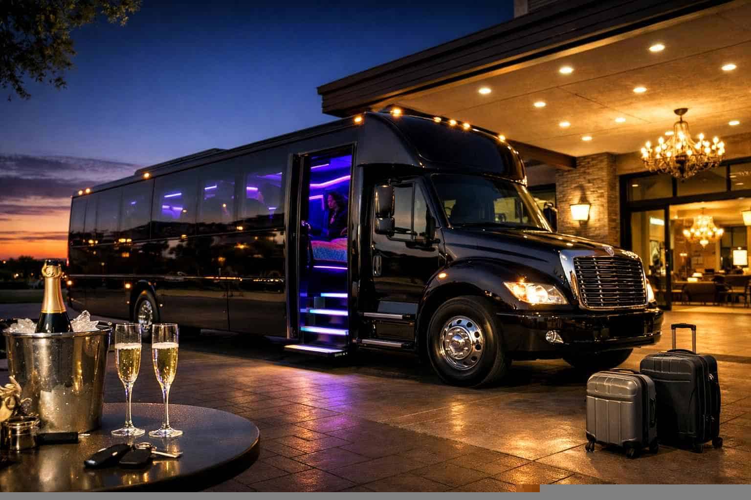 Book Your White Settlement Black Party Bus Rental Today