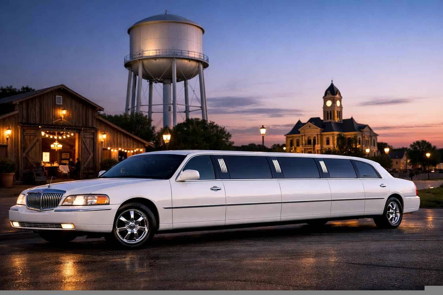 Burleson TX White Limo Rentals for Special Events