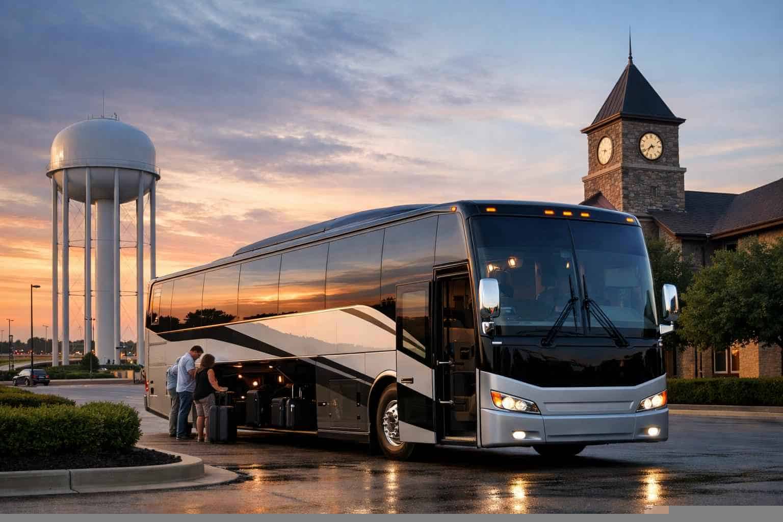 Bus Rental Near Me in Bedford Texas