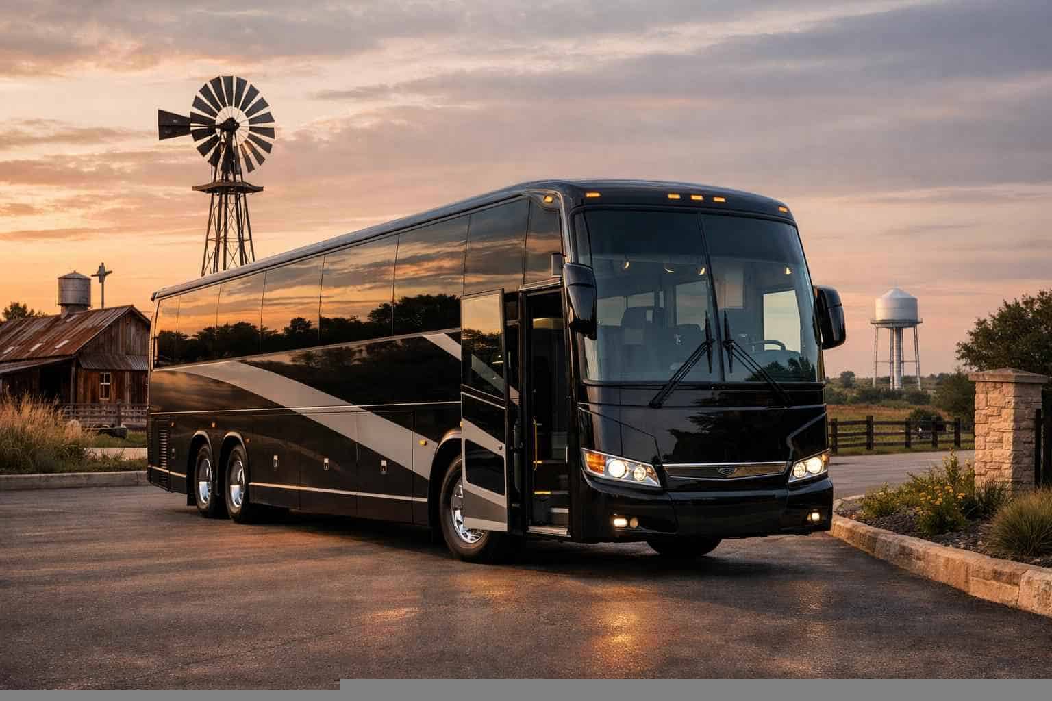 Bus Rental Near Me in Crowley Texas